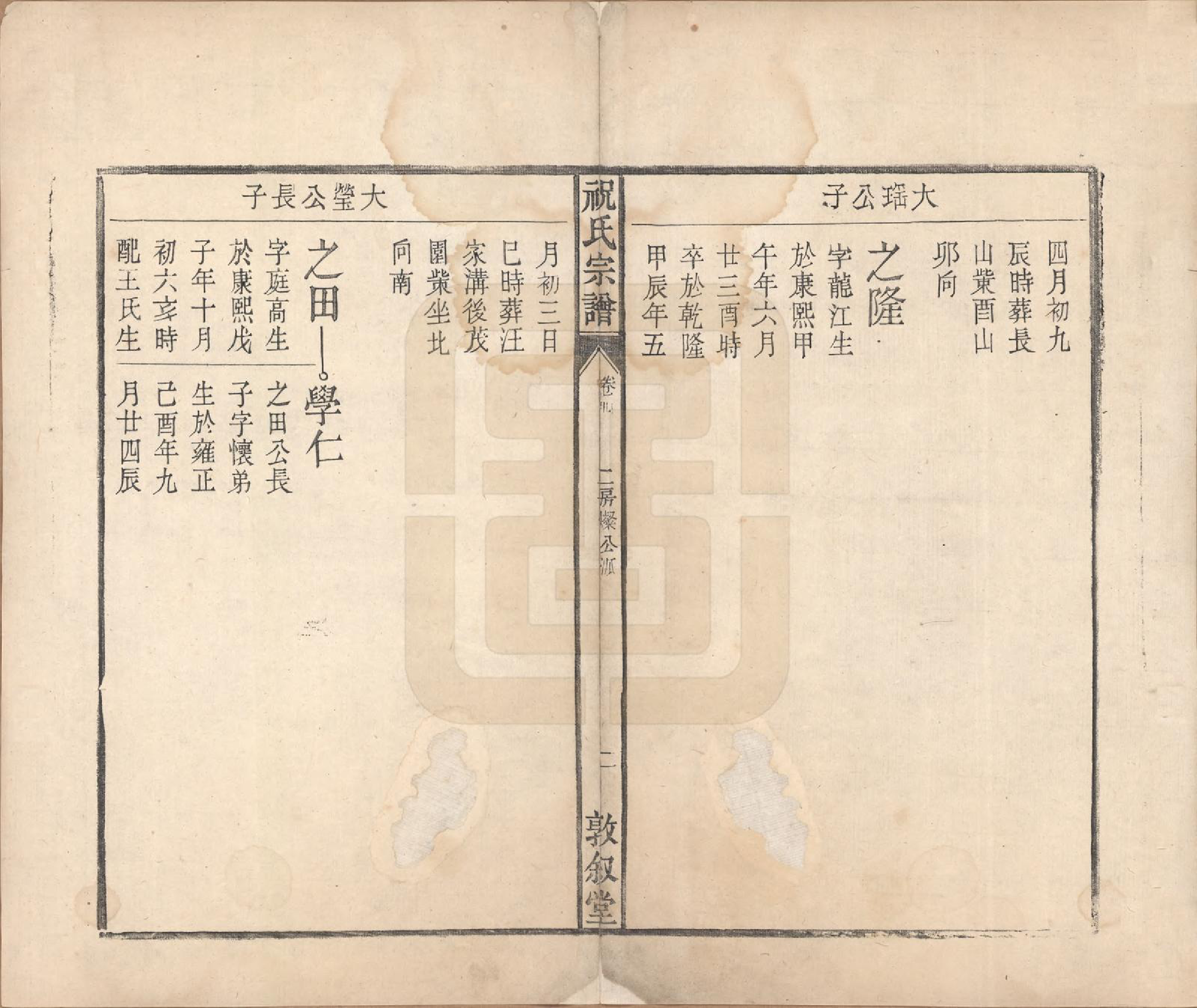 GTJP2361.祝.安徽桐城.祝氏宗谱六卷.清嘉庆二十年（1815）_004.pdf_第2页