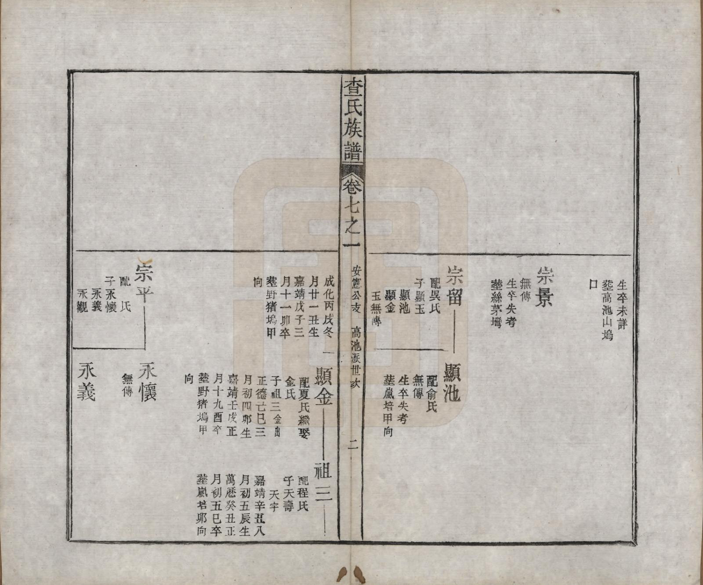 GTJP0093.查.江西婺源.婺源查氏十一修族谱八卷首二卷末十二卷.清光绪十八年（1892）_007.pdf_第3页