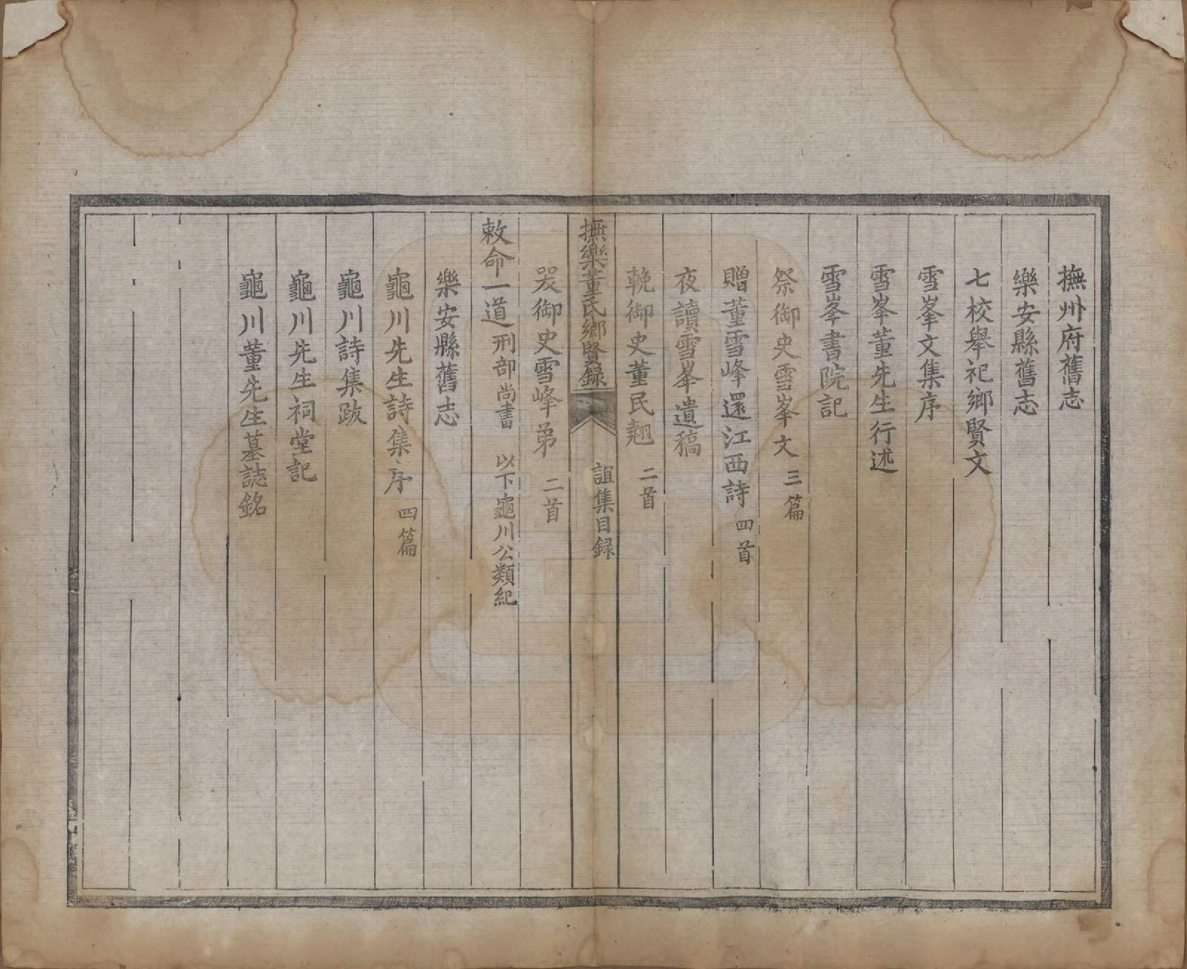 GTJP0304.董.江西乐安.抚乐董氏续修乡贤录四卷.清道光六年(1826)_002.pdf_第2页