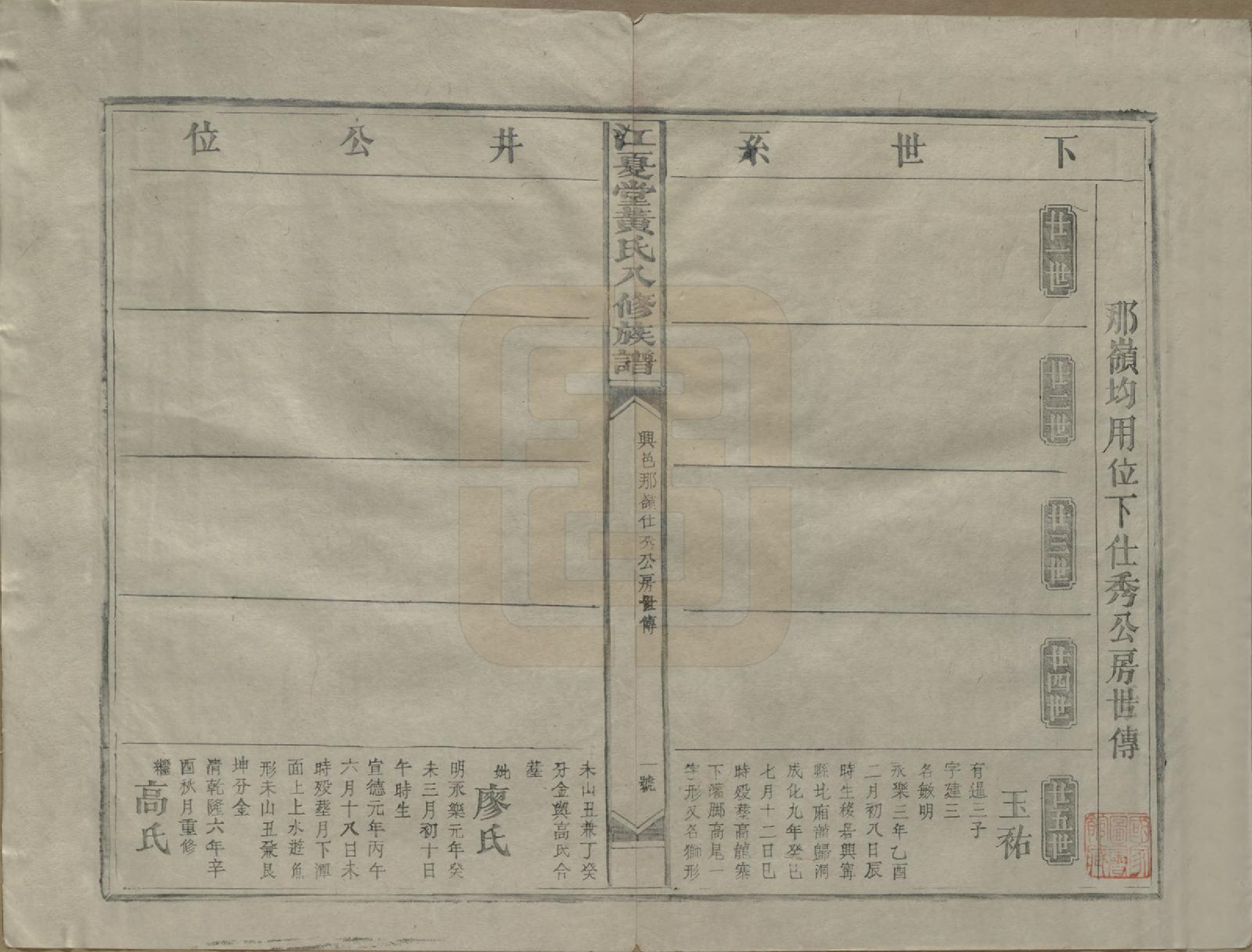 GTJP0589.黄.江西兴国.江夏堂黄氏八修族谱.民国三十六年（1947）_004.pdf_第1页