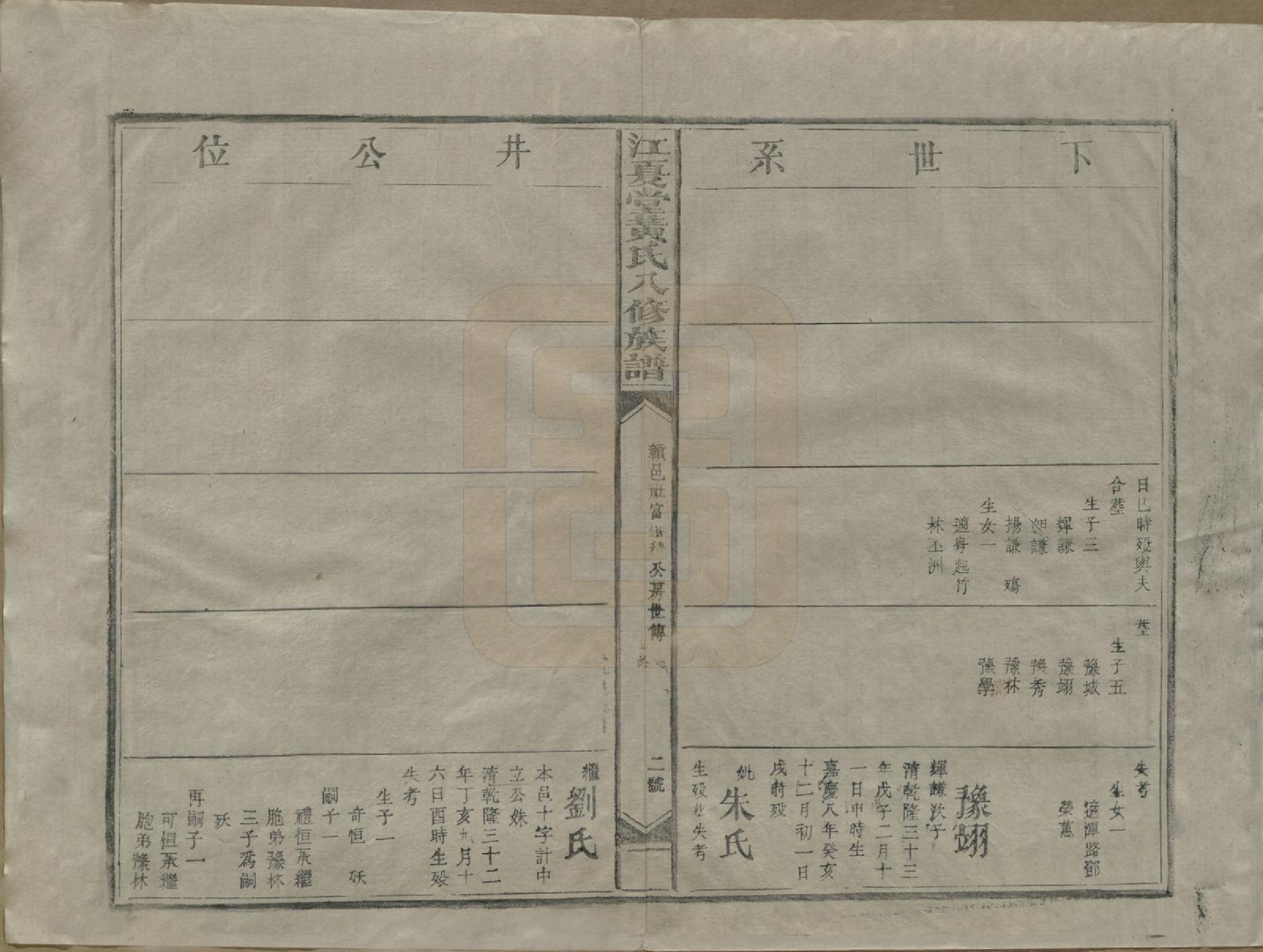 GTJP0589.黄.江西兴国.江夏堂黄氏八修族谱.民国三十六年（1947）_010.pdf_第2页