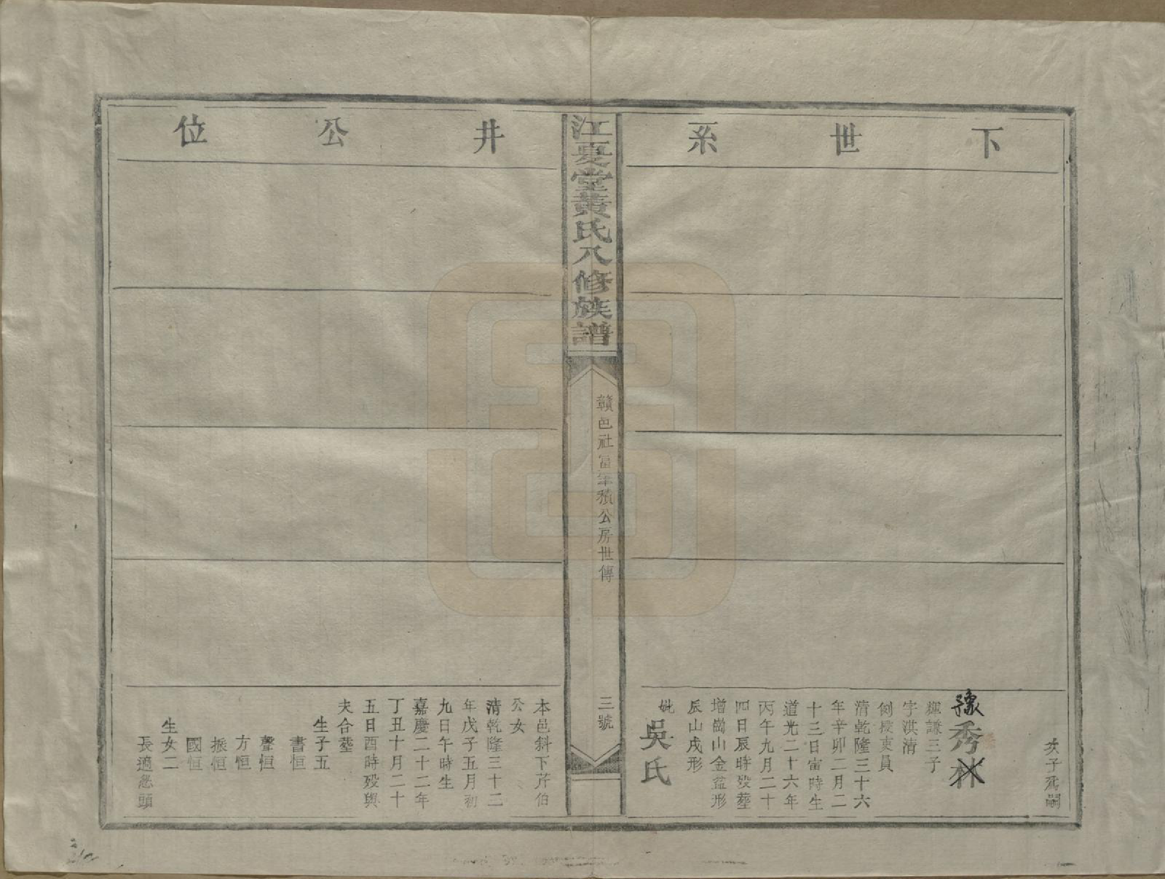 GTJP0589.黄.江西兴国.江夏堂黄氏八修族谱.民国三十六年（1947）_010.pdf_第3页