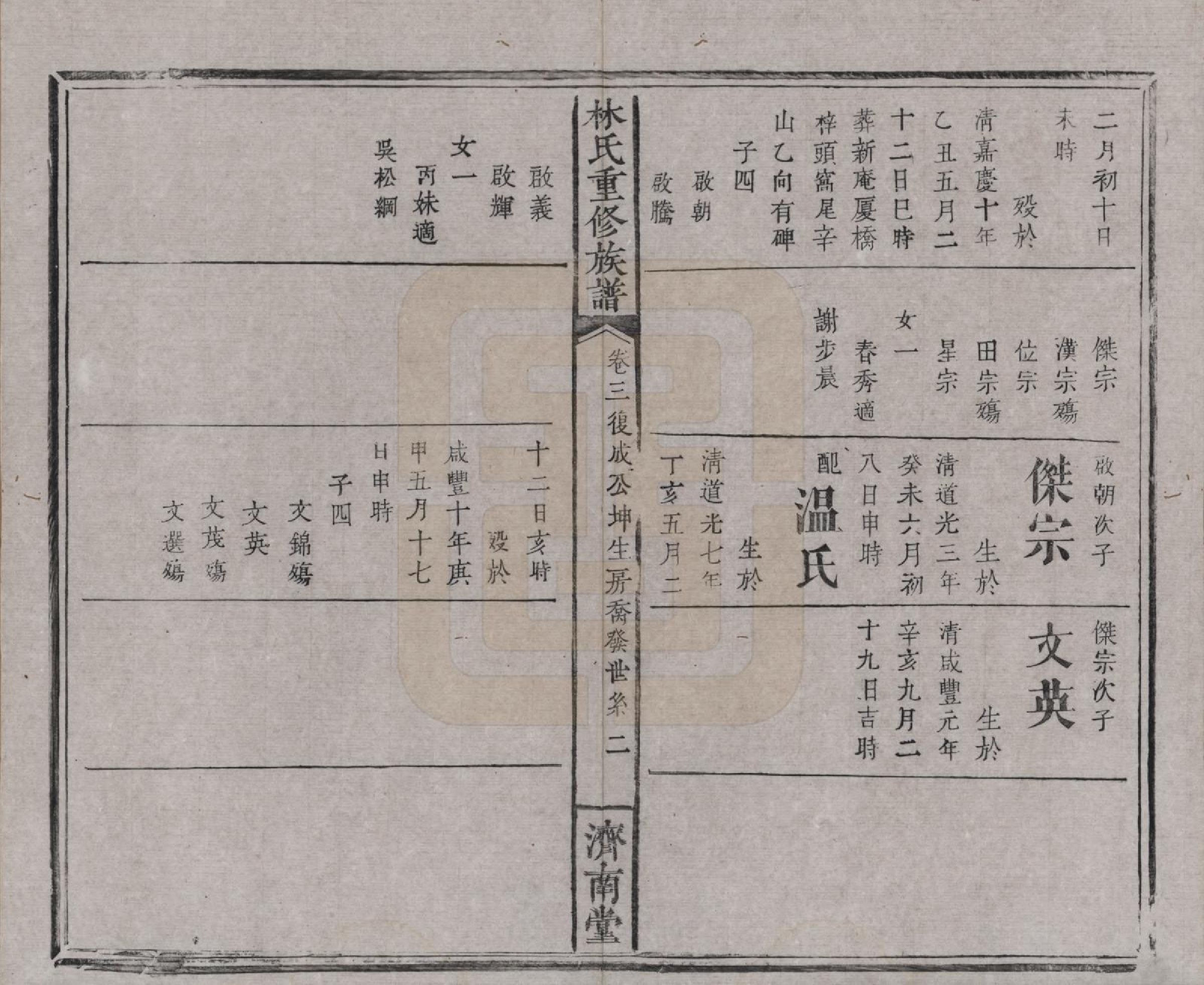 GTJP0901.林.江西萍乡.林氏重修族谱.清同治七年(1868)_003.pdf_第2页