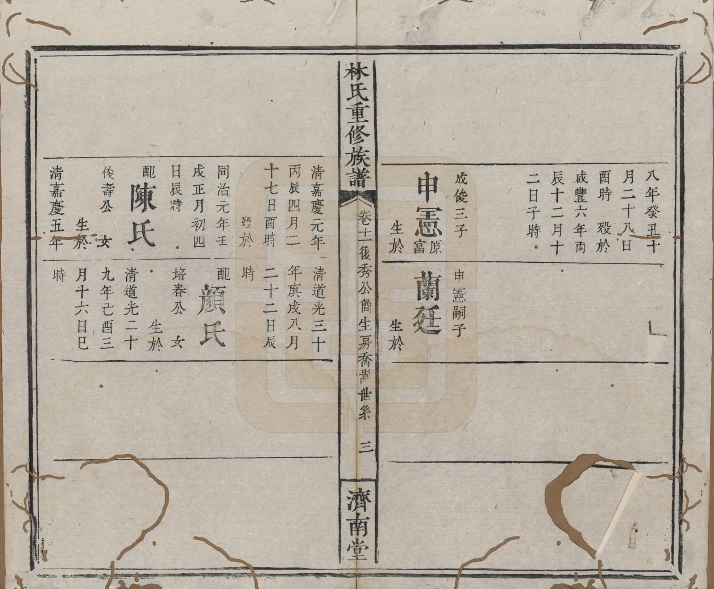 GTJP0901.林.江西萍乡.林氏重修族谱.清同治七年(1868)_011.pdf_第3页