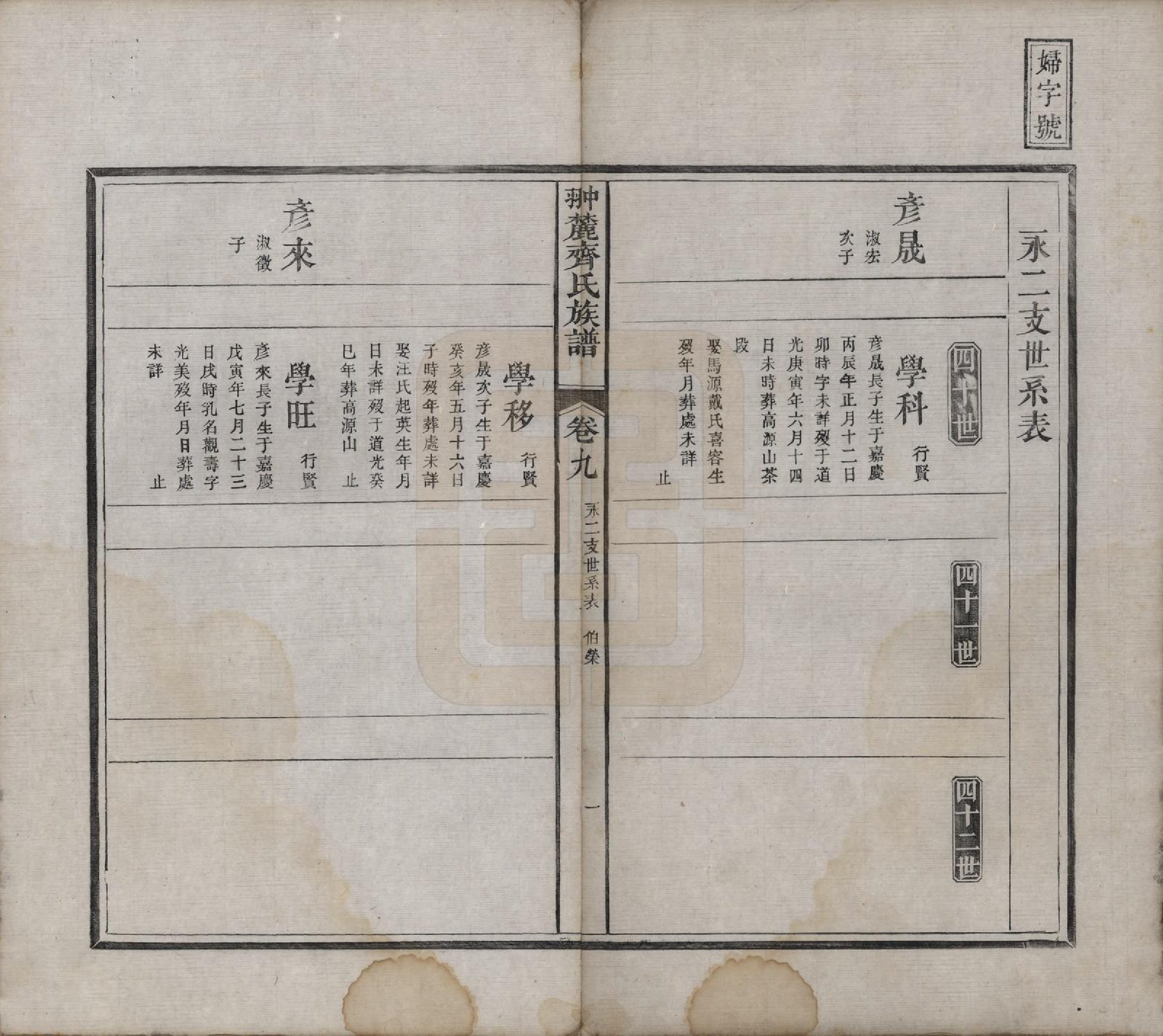 GTJP1158.齐.江西婺源.翀麓齐氏族谱.清光绪12年[1886]_009.pdf_第1页