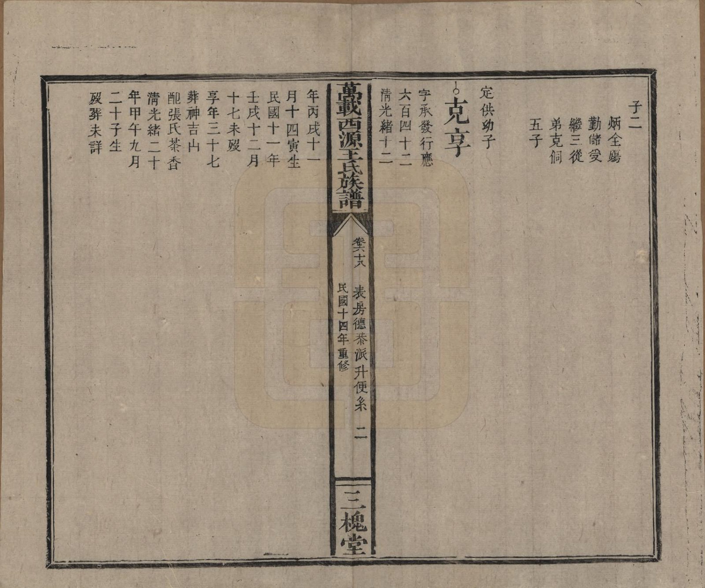 GTJP1507.王.江西万载.万载西源王氏族谱.民国14年（1925）_068.pdf_第2页