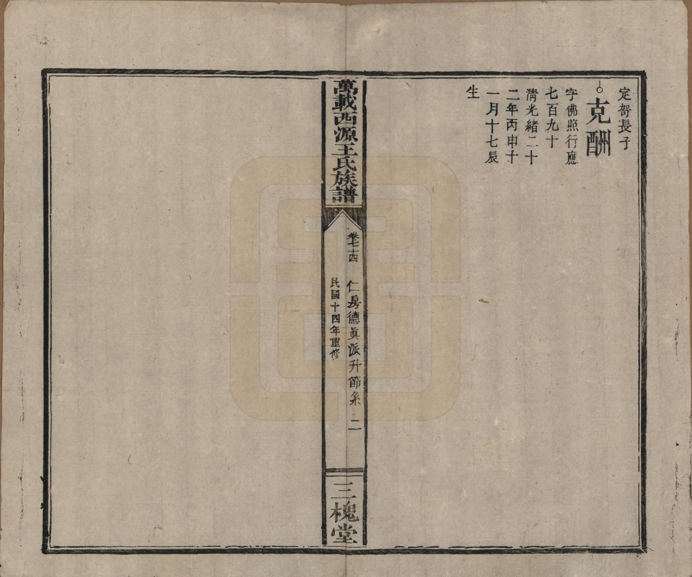 GTJP1507.王.江西万载.万载西源王氏族谱.民国14年（1925）_074.pdf_第2页