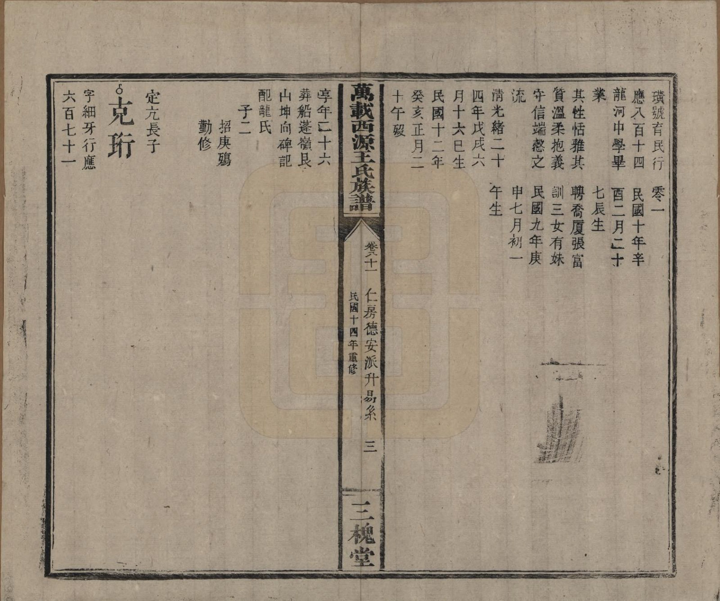 GTJP1507.王.江西万载.万载西源王氏族谱.民国14年（1925）_081.pdf_第3页