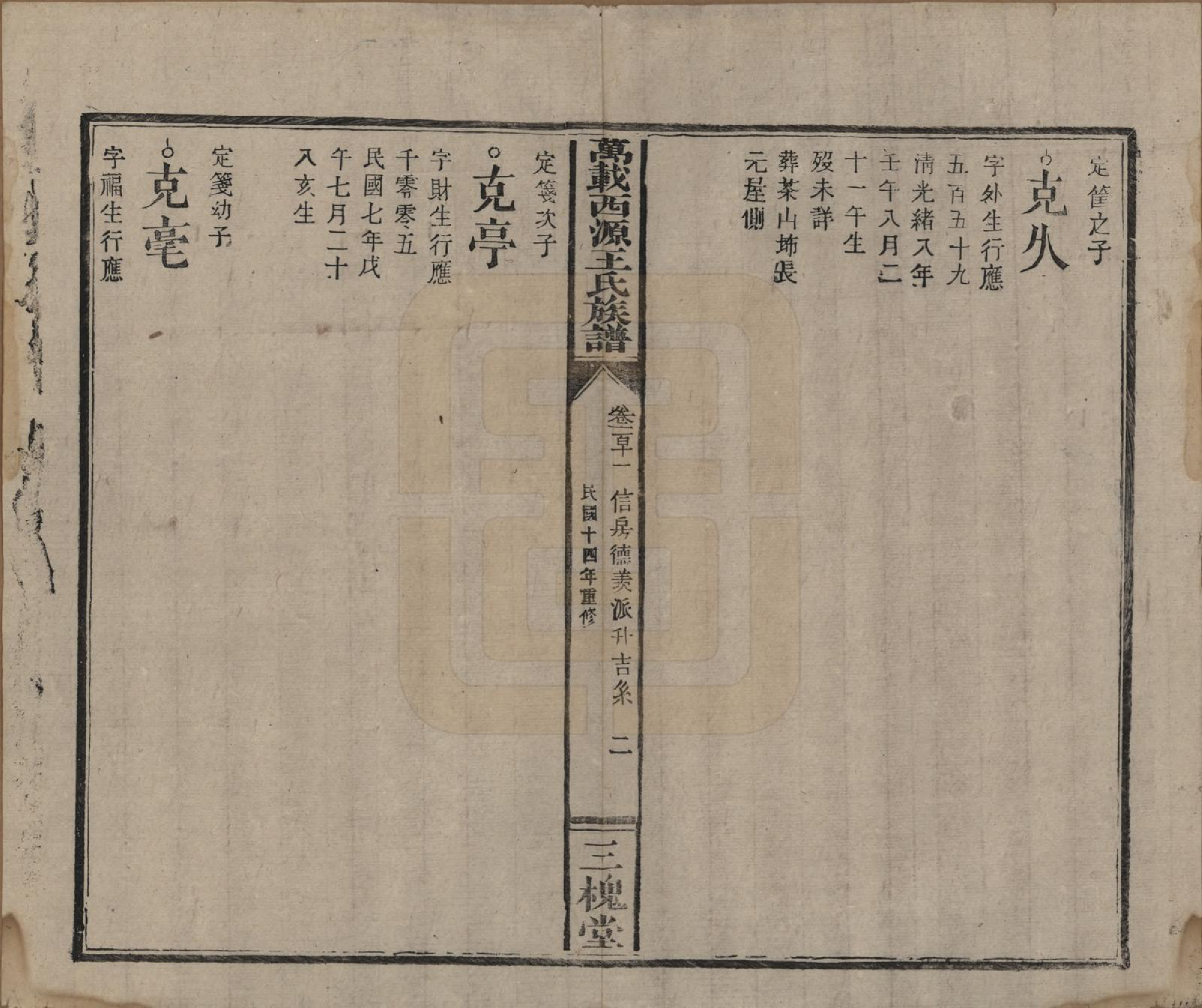 GTJP1507.王.江西万载.万载西源王氏族谱.民国14年（1925）_111.pdf_第2页