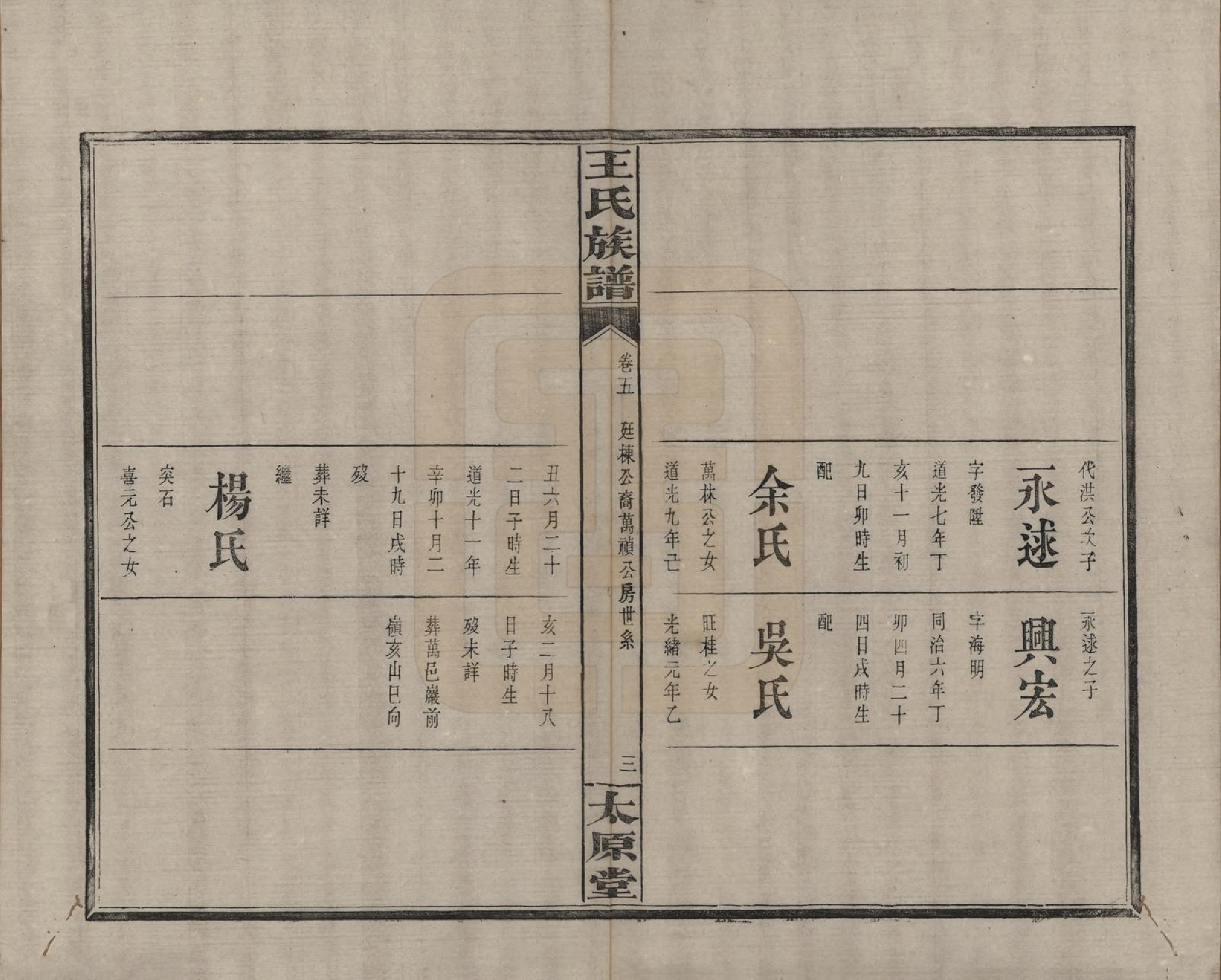 GTJP1588.王.江西庐陵.王氏族谱.清光绪29年[1903]_005.pdf_第3页