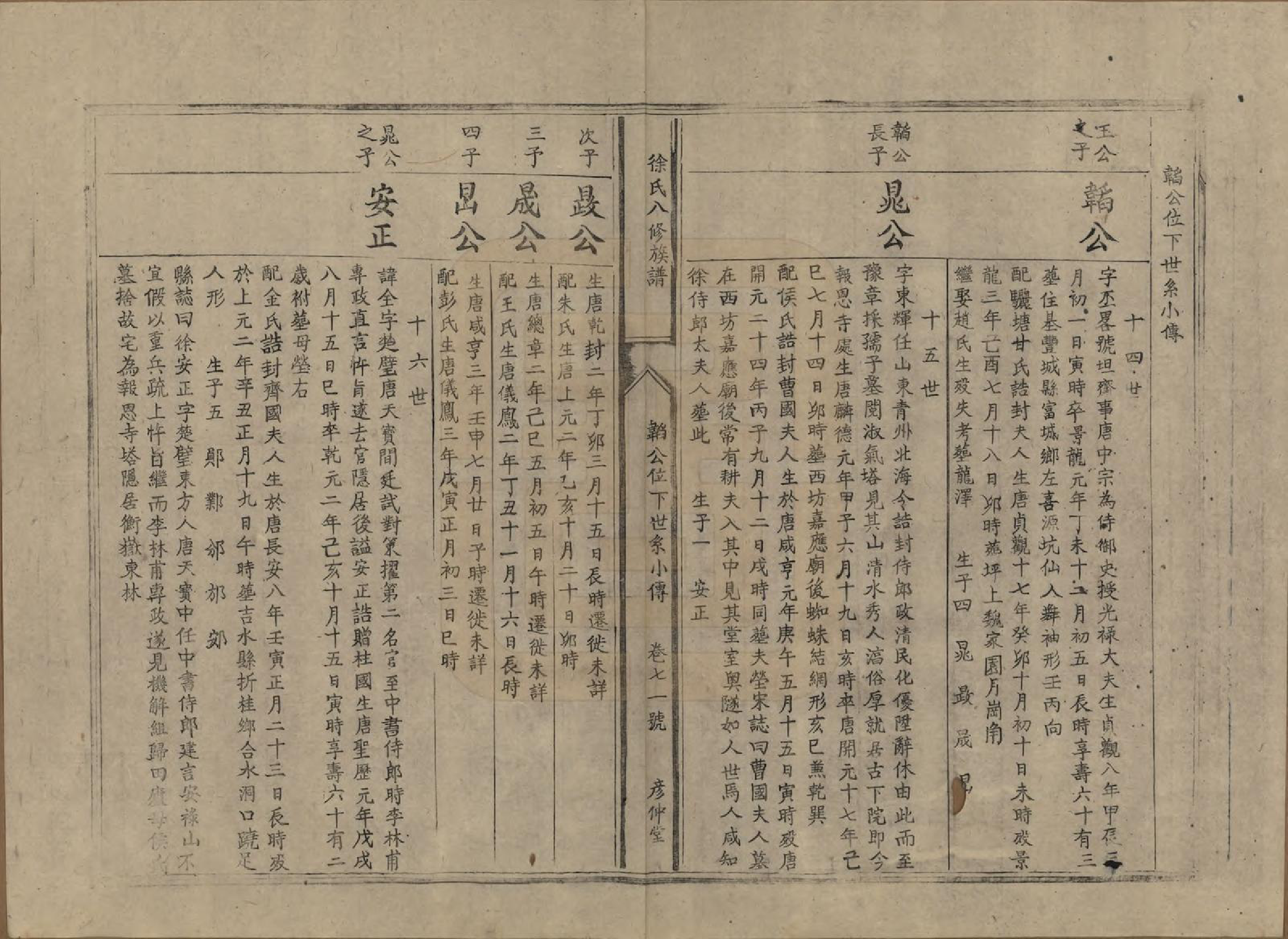 GTJP1835.徐.江西丰城.徐氏八修族谱二十一卷.民国三十八年（1949）_007.pdf_第1页