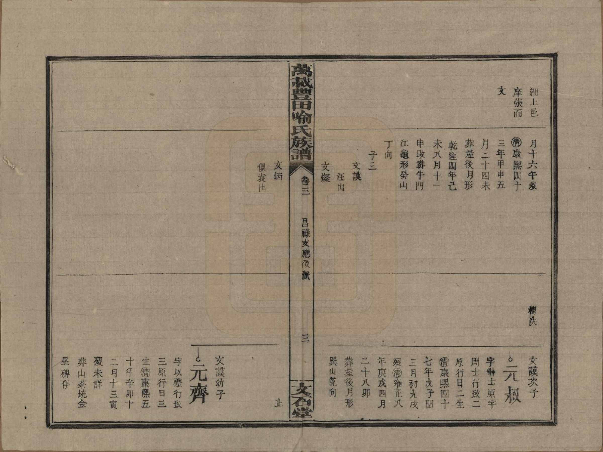 GTJP2051.喻.江西万载.万载丰田喻氏族谱.民国31年(1942)_003.pdf_第3页