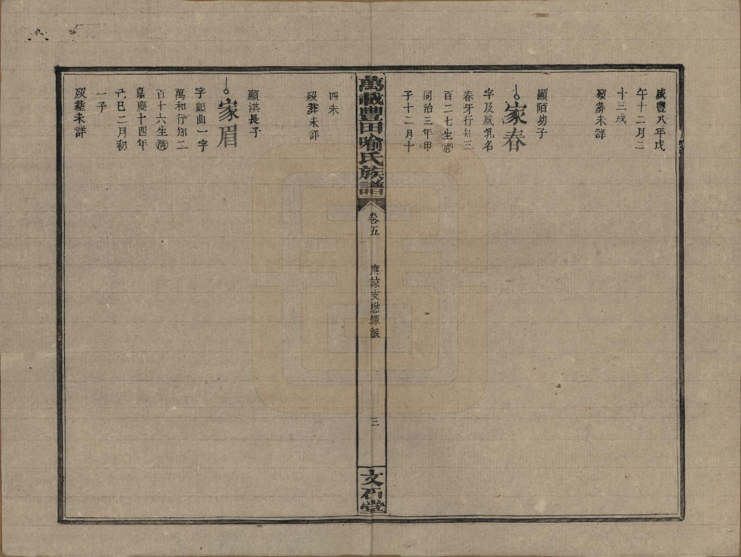 GTJP2051.喻.江西万载.万载丰田喻氏族谱.民国31年(1942)_005.pdf_第3页