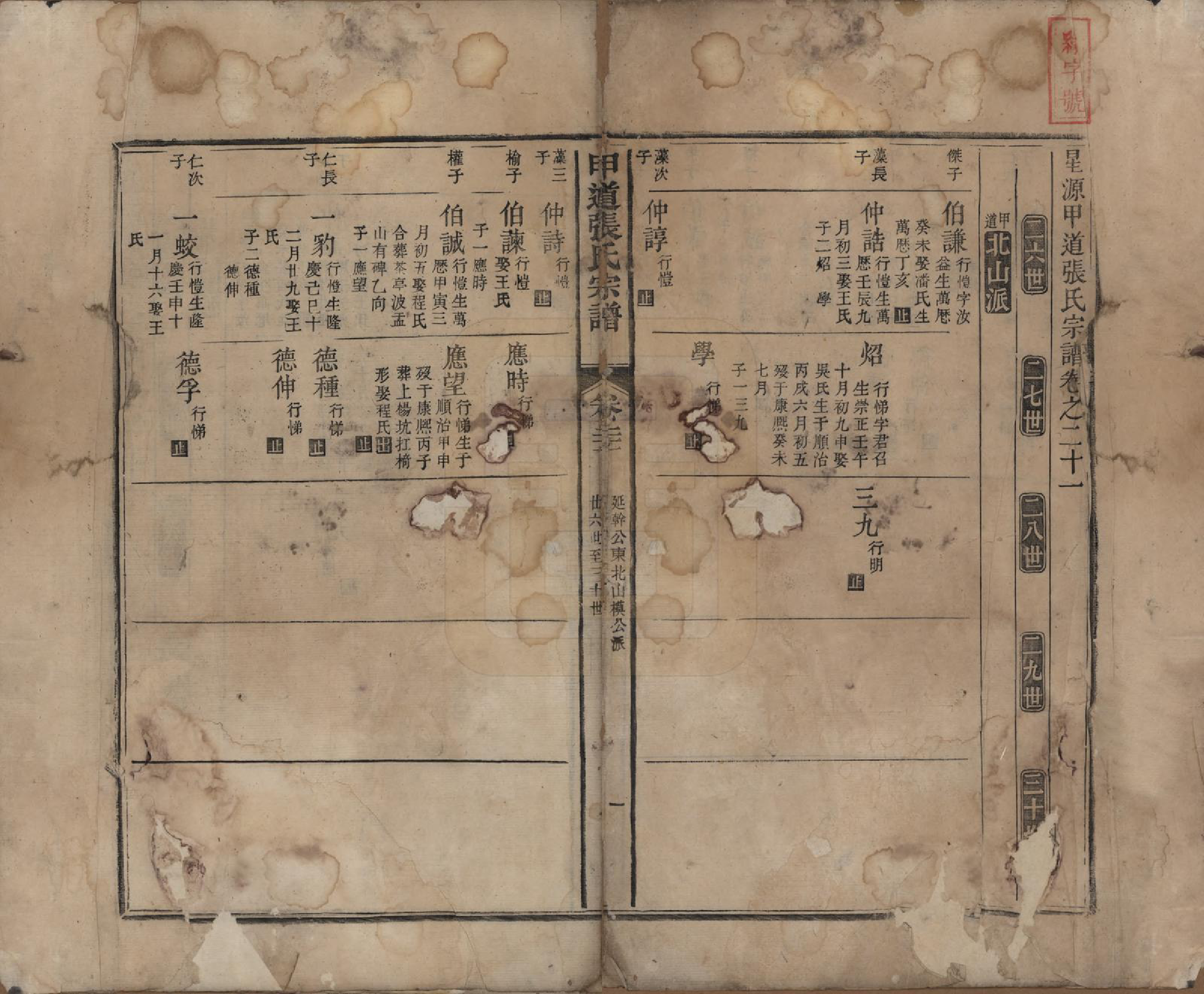 GTJP2147.张.江西婺源.甲道张氏宗谱六十卷.清道光十九年（1839）_021.pdf_第1页