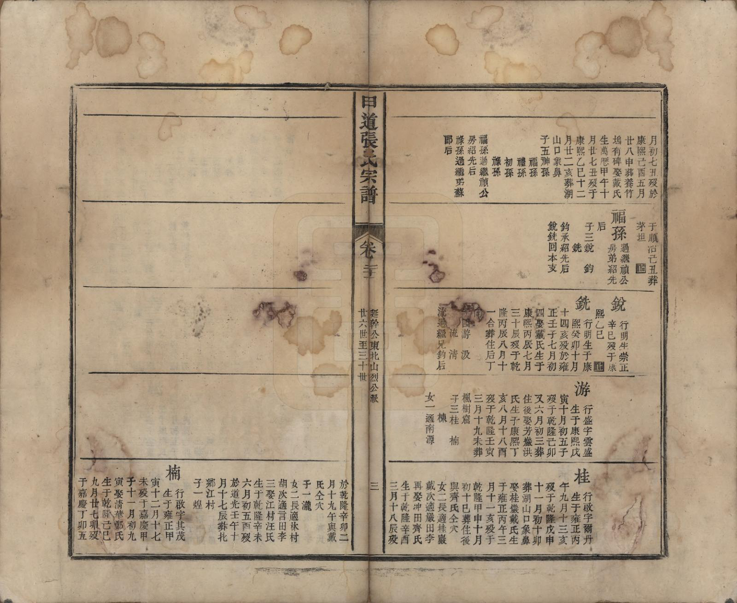 GTJP2147.张.江西婺源.甲道张氏宗谱六十卷.清道光十九年（1839）_021.pdf_第3页