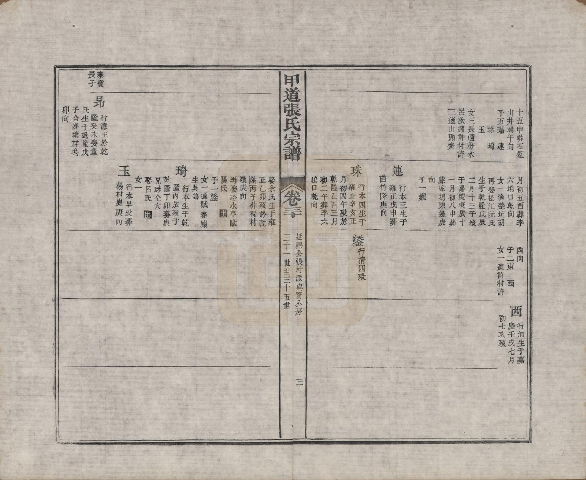 GTJP2147.张.江西婺源.甲道张氏宗谱六十卷.清道光十九年（1839）_030.pdf_第3页