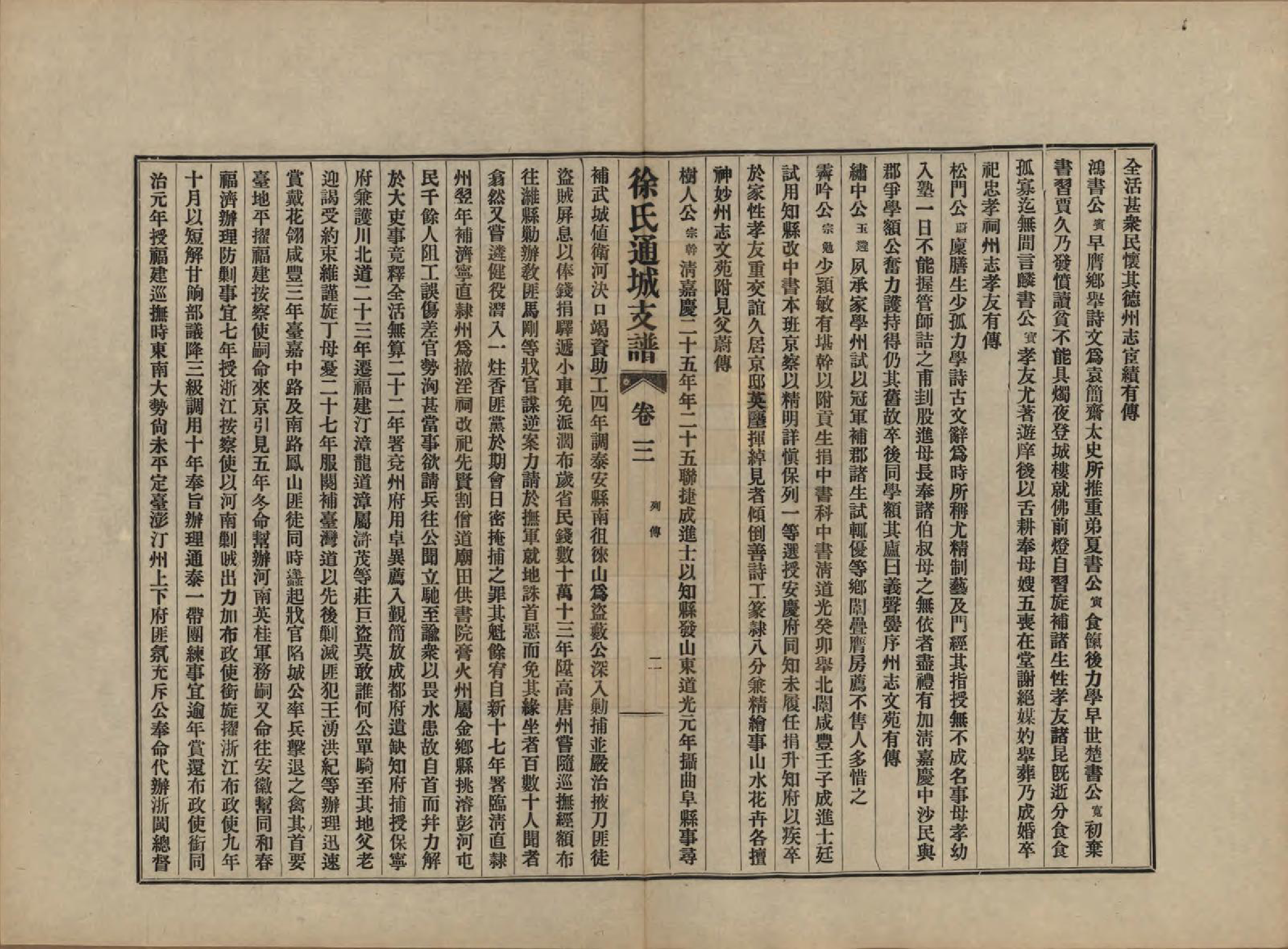 GTJP1826.徐.江苏南通.徐氏通城支谱四卷.民国二十一年（1932）_003.pdf_第2页