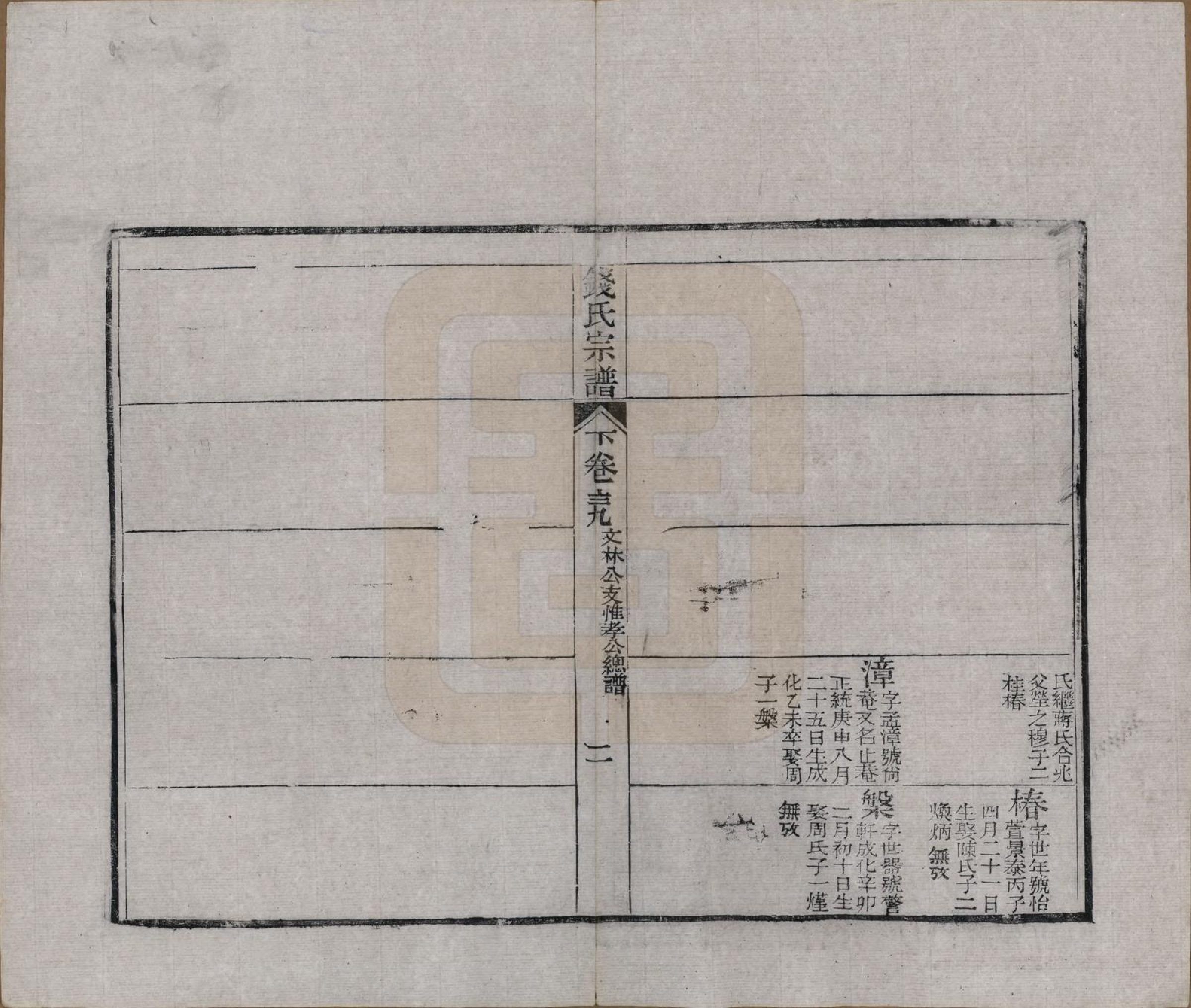 GTJP1188.钱.江苏无锡等地.钱氏湖头宗谱.清同治6年[1867]_208.pdf_第2页