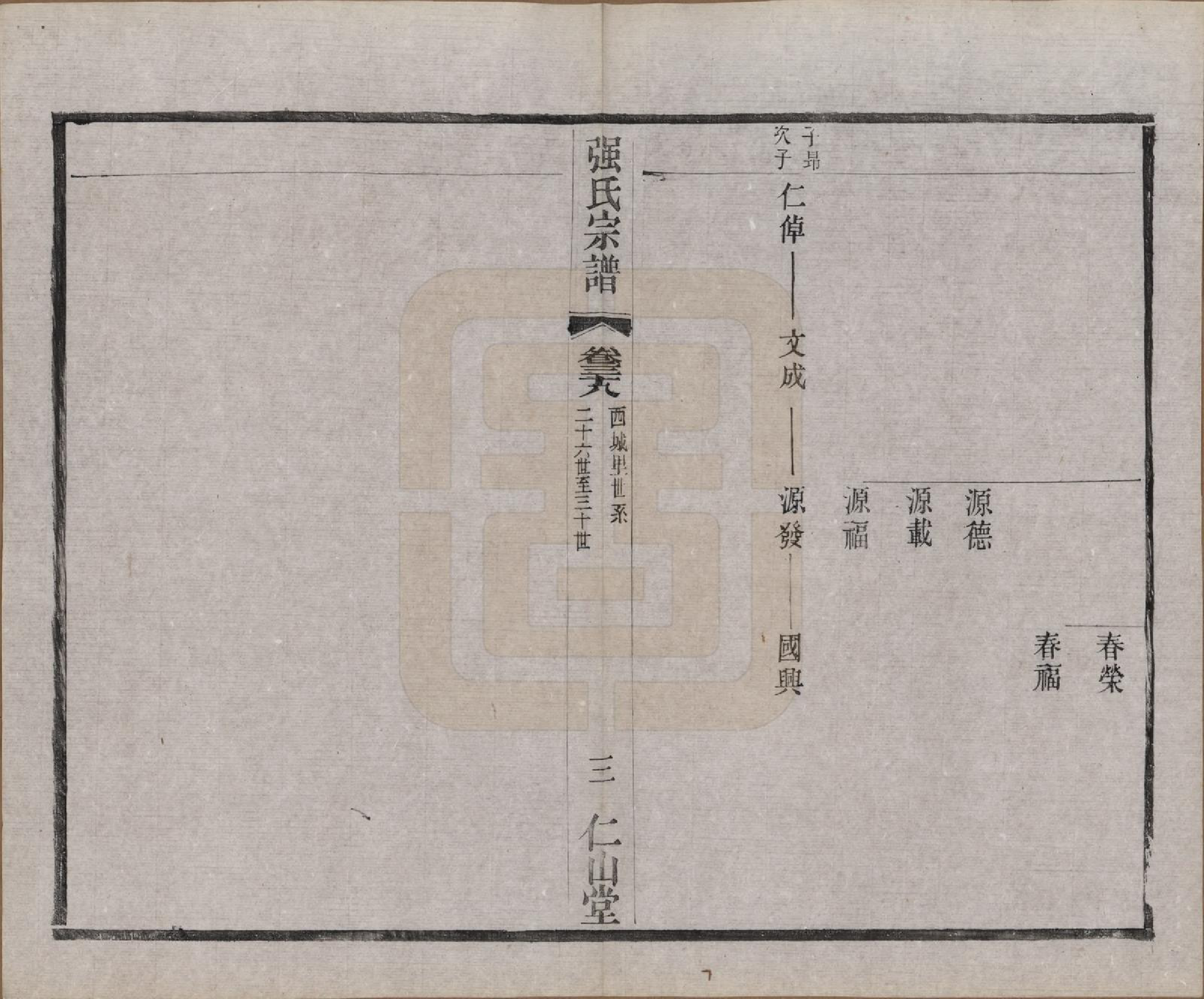 GTJP1191.强.江苏无锡.强氏宗谱五十二卷.民国三十六年（1947）_038.pdf_第3页