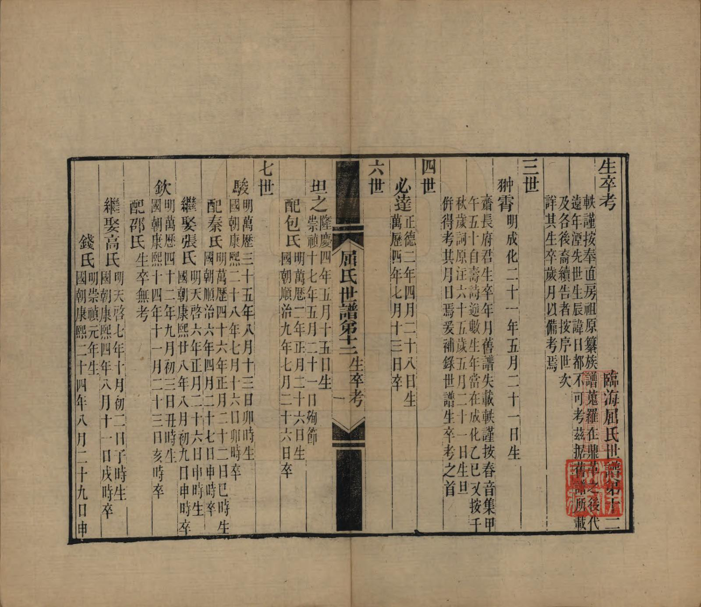 GTJP1218.屈.江苏常熟.临海屈氏世谱十九卷.民国十一年（1922）_012.pdf_第1页