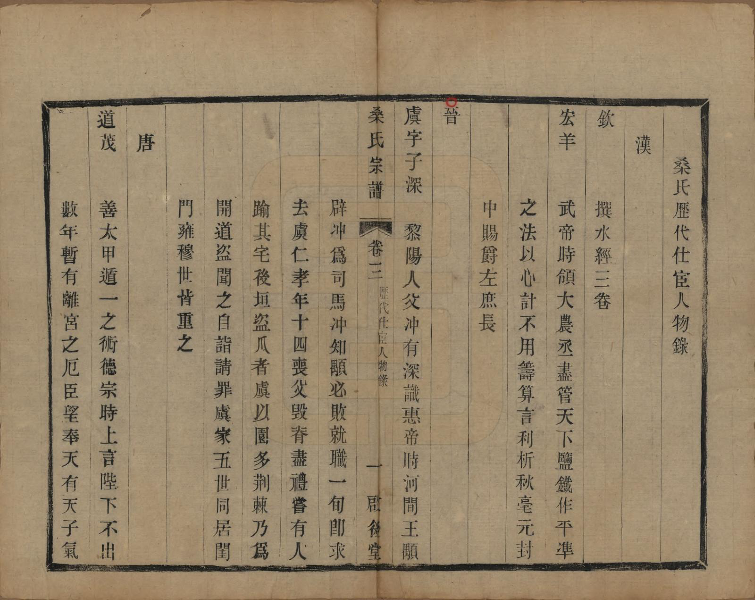 GTJP1236.桑.江苏宜兴.梅子境桑氏宗谱六卷.民国十九年（1930）_003.pdf_第2页