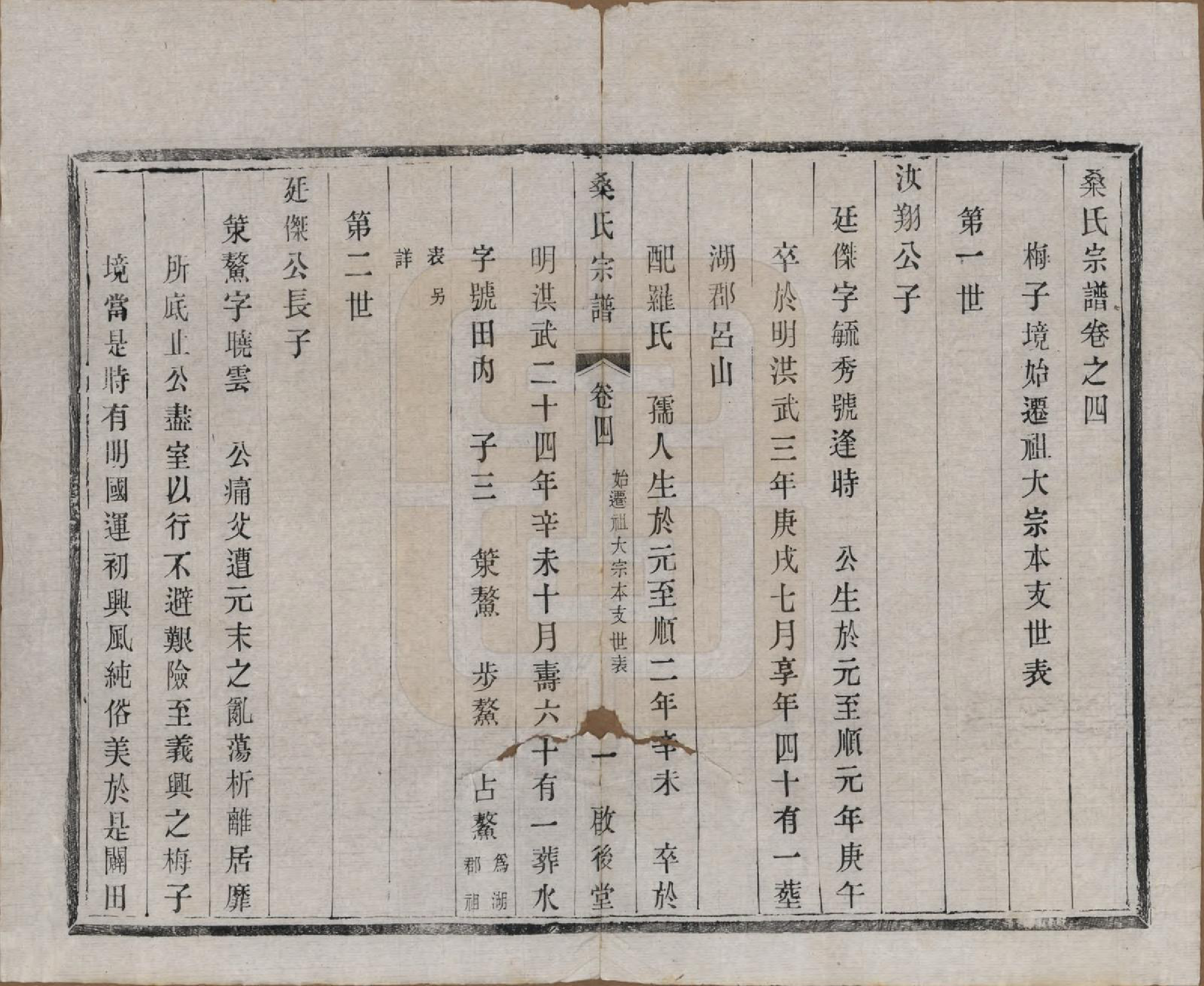 GTJP1237.桑.江苏宜兴.桑氏宗谱六卷.清光绪二十六年（1900）_004.pdf_第2页