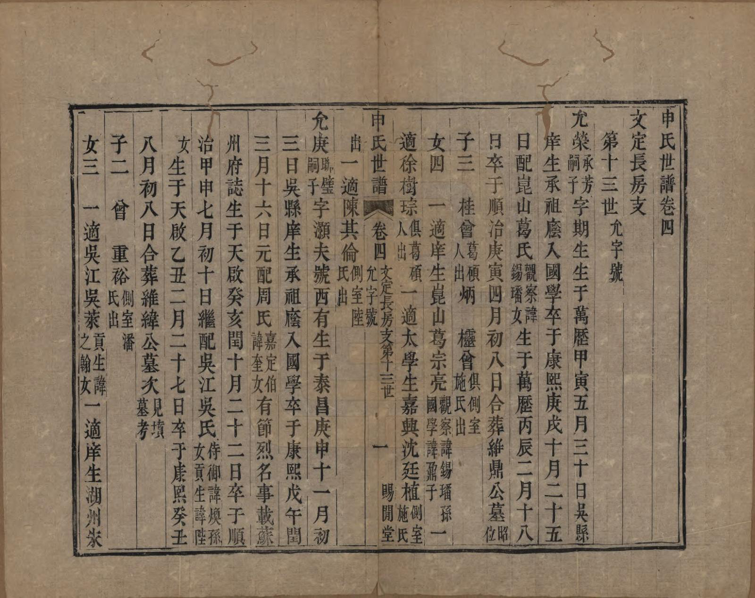 GTJP1252.申.江苏苏州.申氏世谱八卷首一卷.清道光二十一年（1841）_004.pdf_第1页