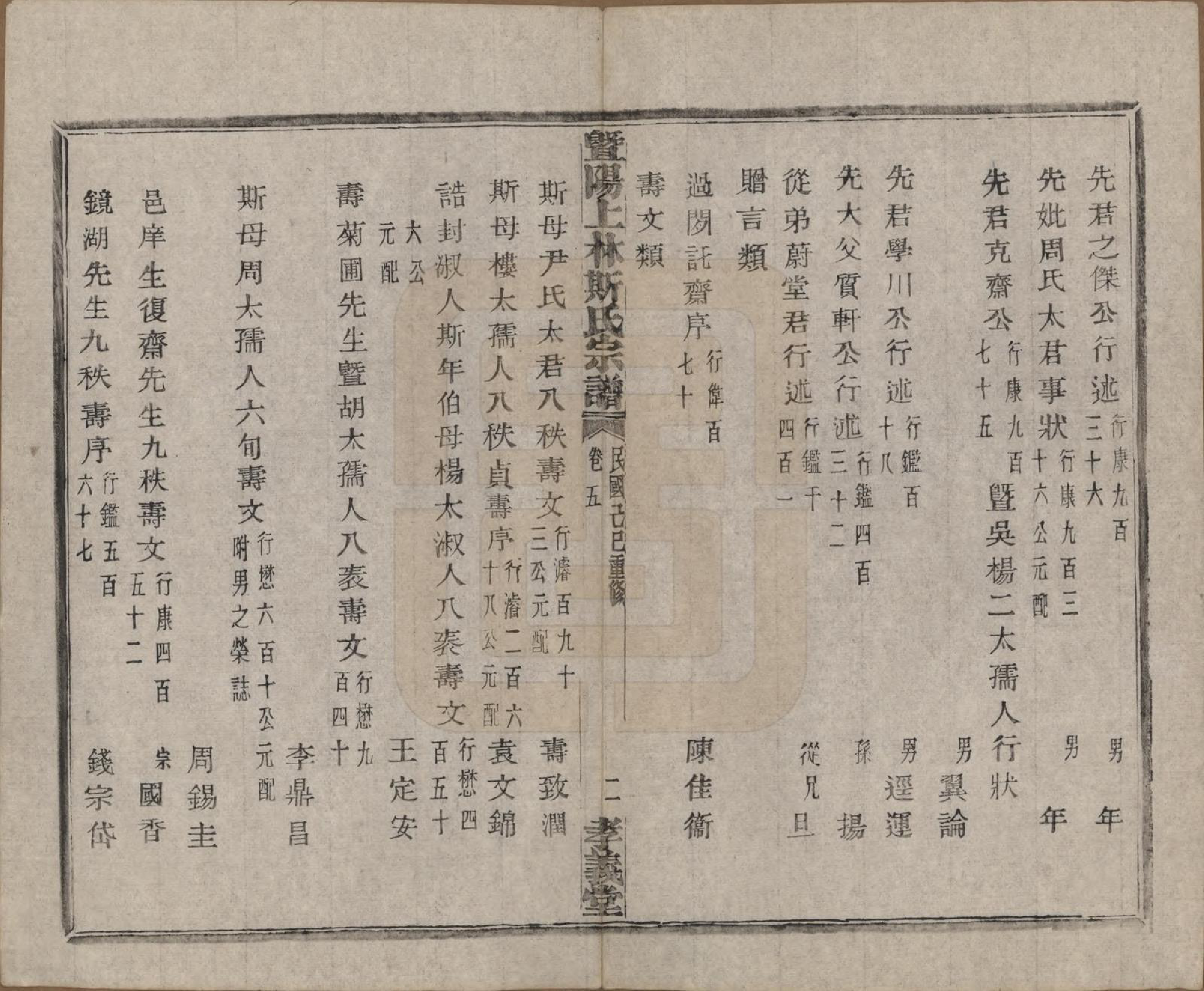 GTJP1326.斯.江苏江阴.暨阳上林斯氏宗谱六十八卷.民国十八年（1929）_005.pdf_第3页