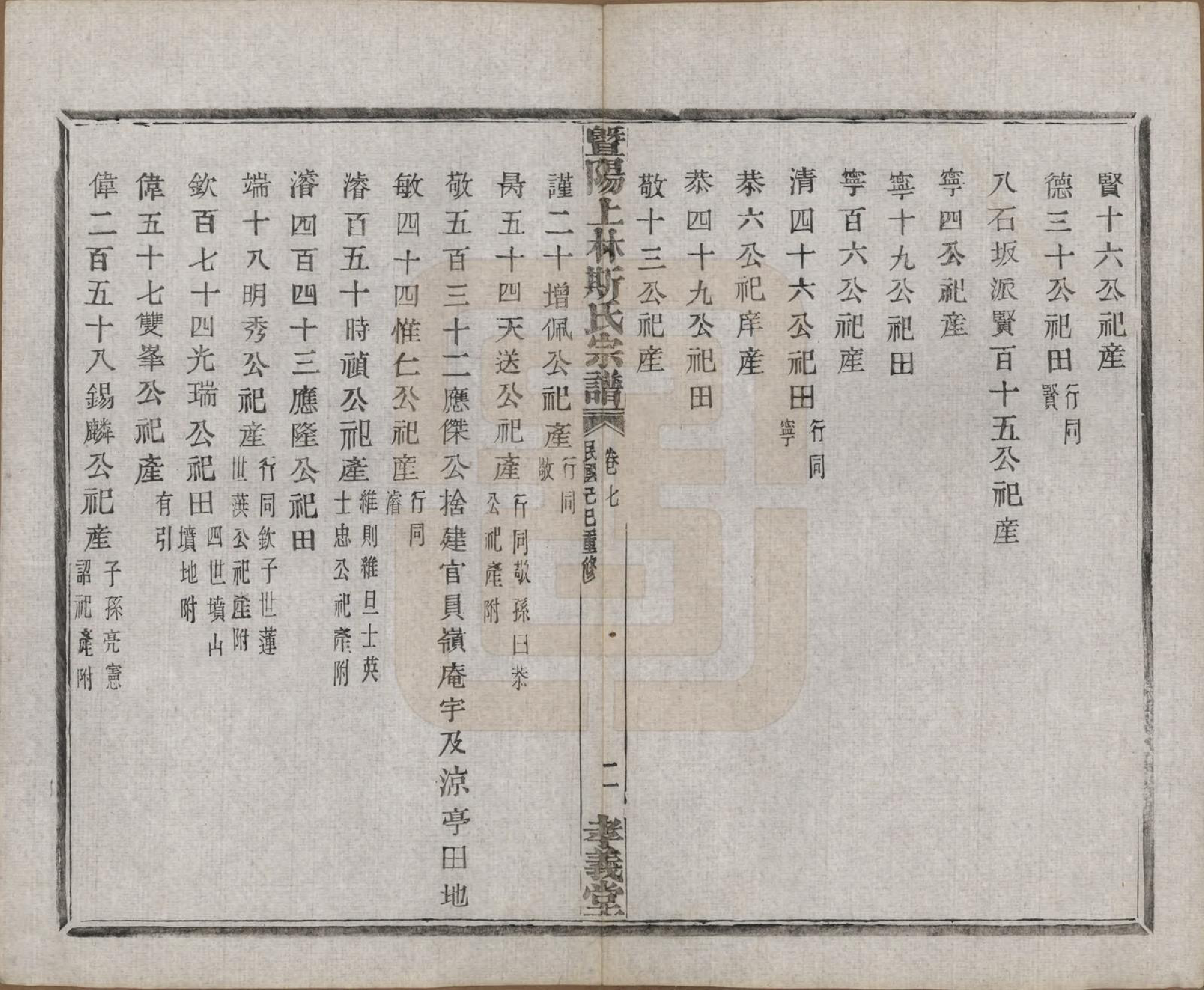 GTJP1326.斯.江苏江阴.暨阳上林斯氏宗谱六十八卷.民国十八年（1929）_007.pdf_第3页