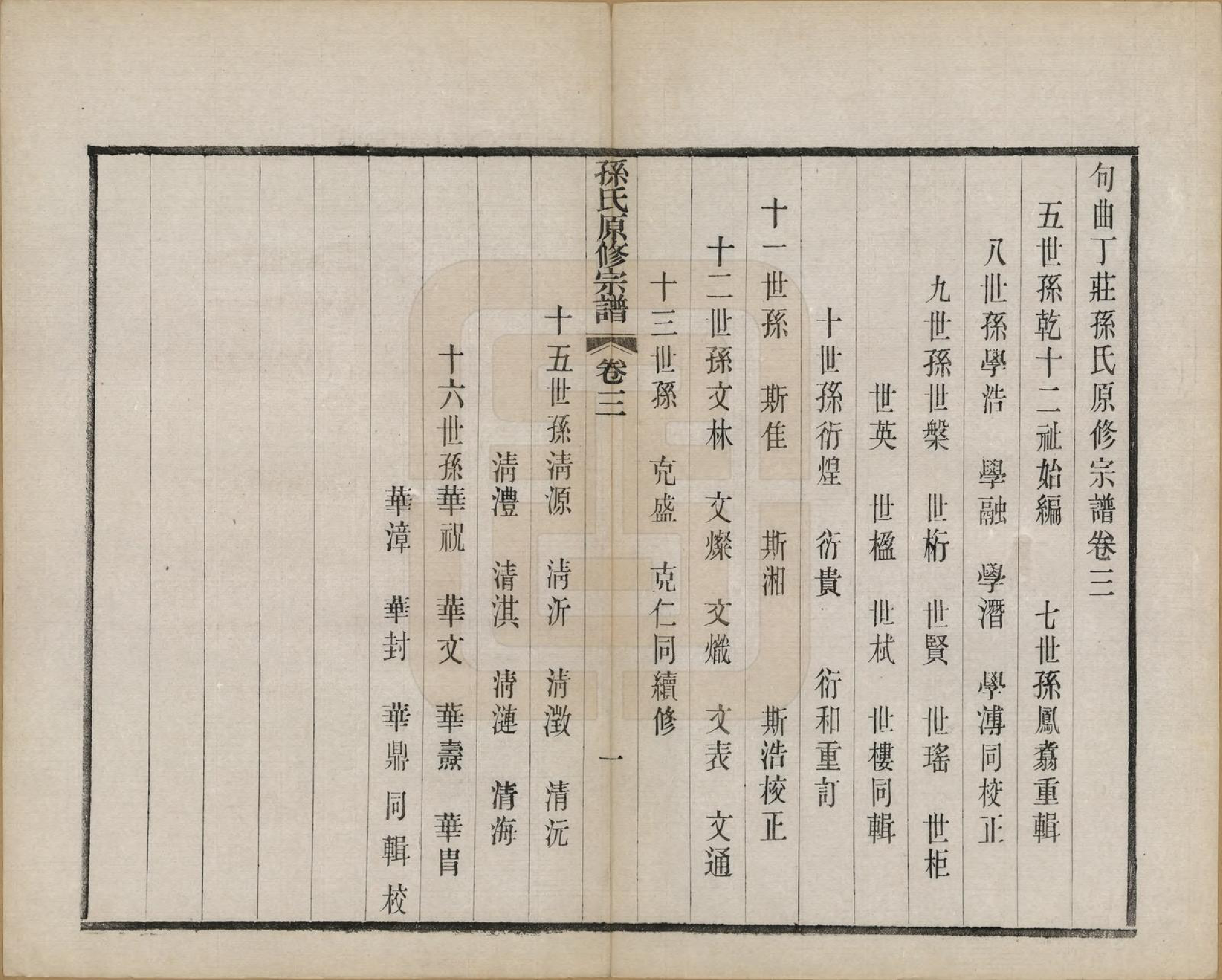 GTJP1361.孙.江苏句容.句曲丁庄孙氏原修宗谱十卷.民国十一年（1922）_003.pdf_第1页