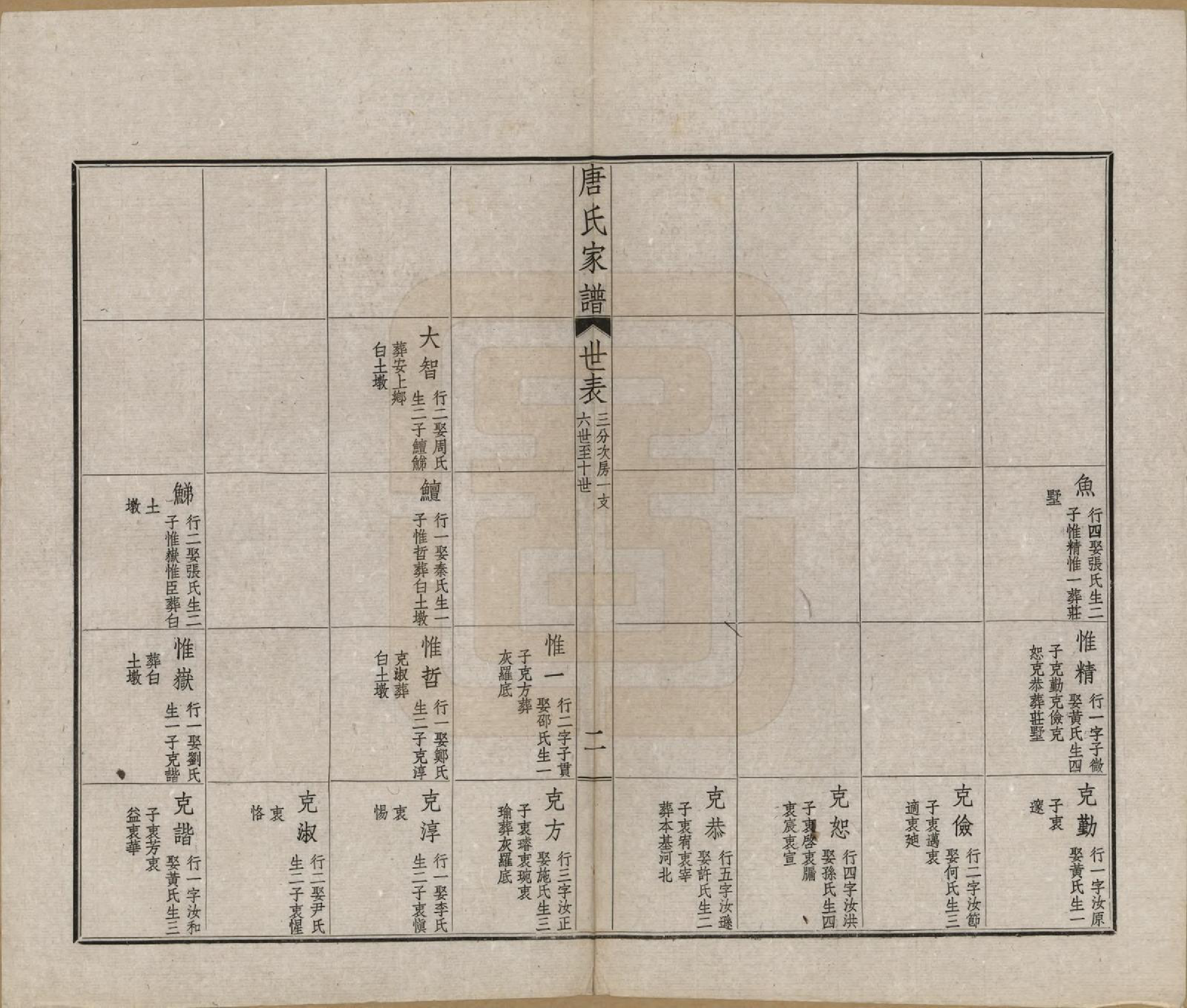 GTJP1402.唐.江苏毗陵.毗陵唐氏家谱.民国37年[1948]_007.pdf_第2页