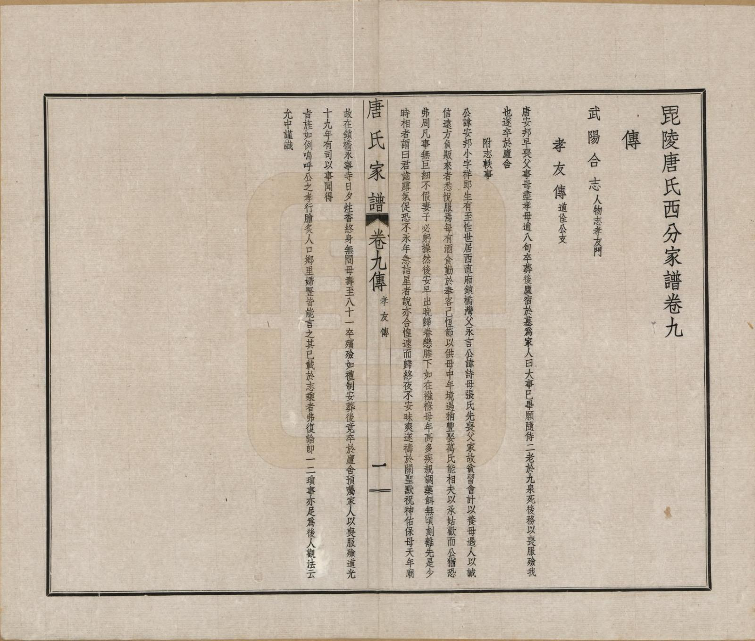 GTJP1403.唐.江苏毗陵.毗陵唐氏西分家谱.民国37年[1948]_009.pdf_第1页