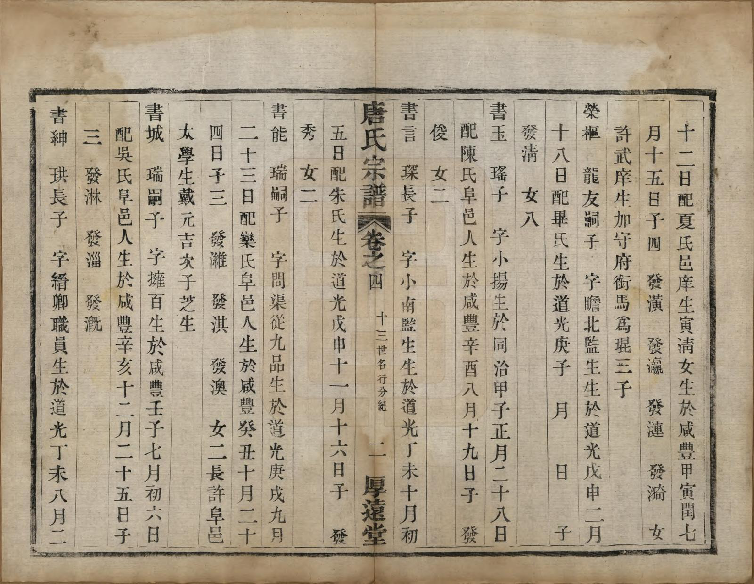 GTJP1406.唐.江苏盐城.盐城唐氏宗谱.清光绪16年[1890]_010.pdf_第2页