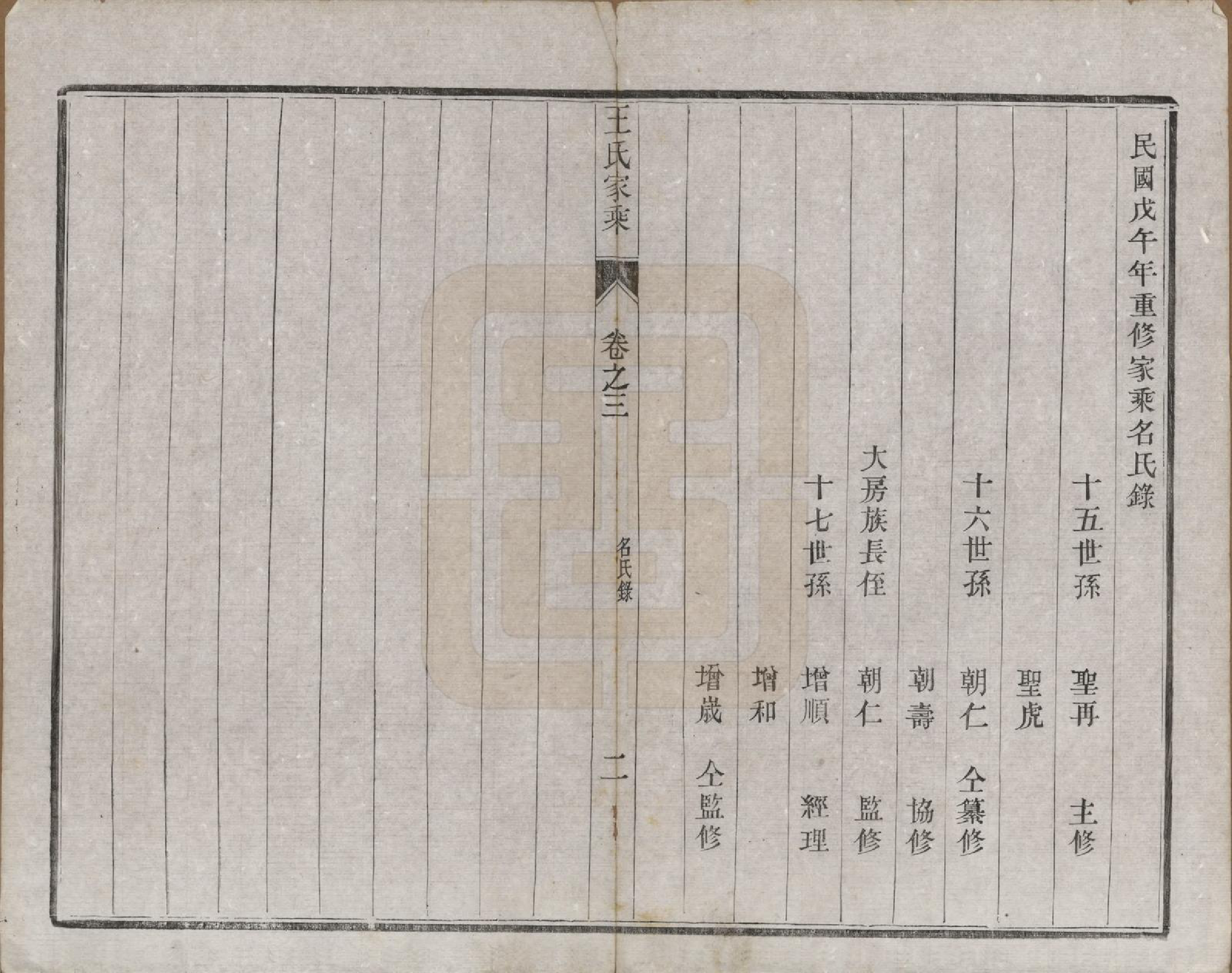 GTJP1527.王.江苏镇江.王氏家乘.民国7年[1918]_003.pdf_第3页