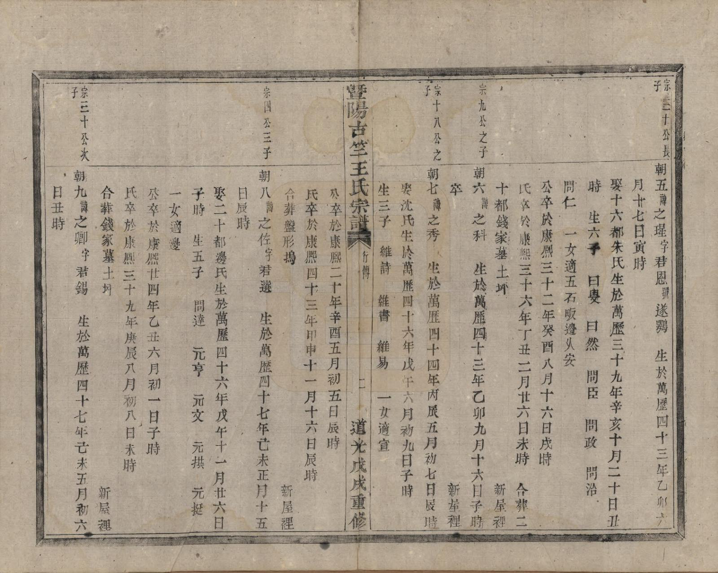 GTJP1581.王.江苏江阴.暨阳古竺王氏宗谱.清道光十八年(1838)_006.pdf_第2页