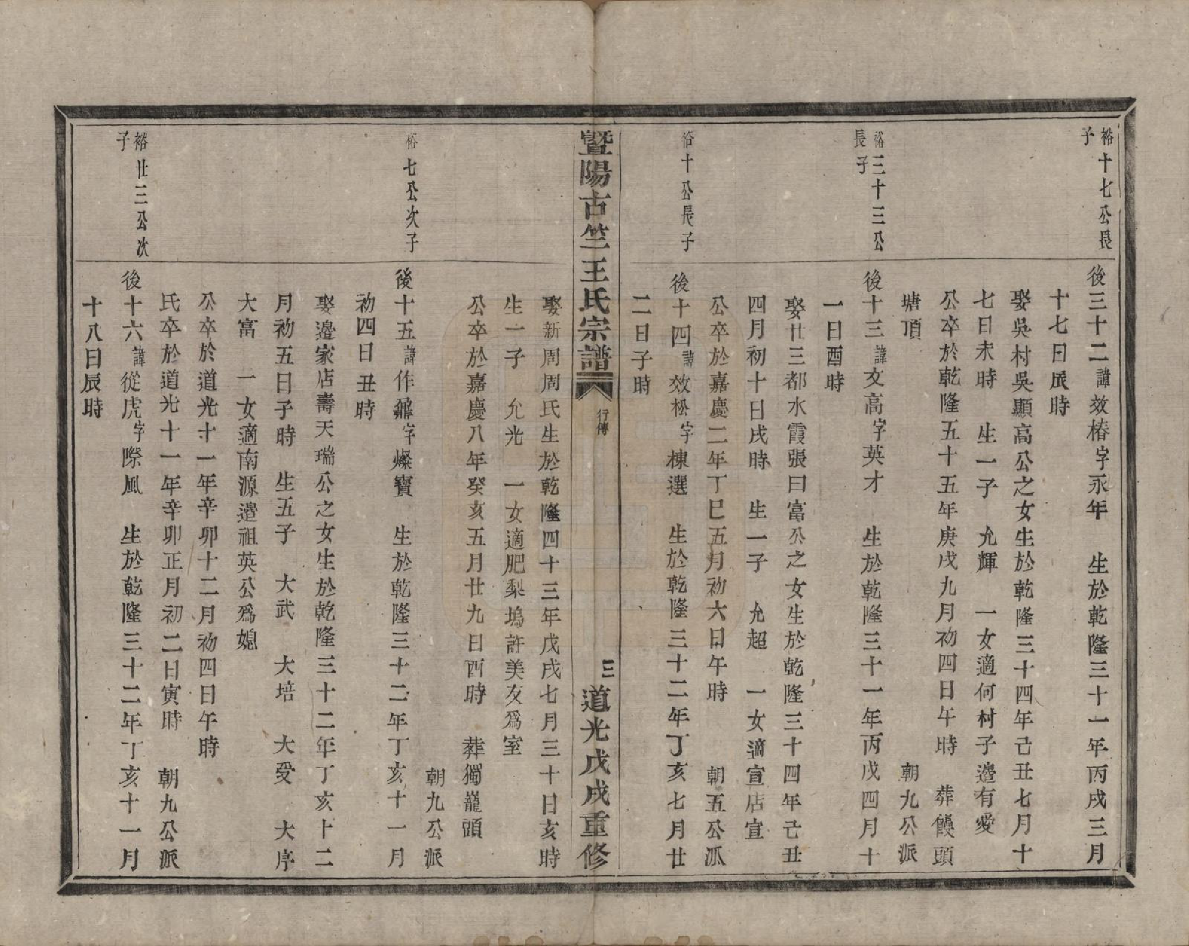 GTJP1581.王.江苏江阴.暨阳古竺王氏宗谱.清道光十八年(1838)_010.pdf_第3页