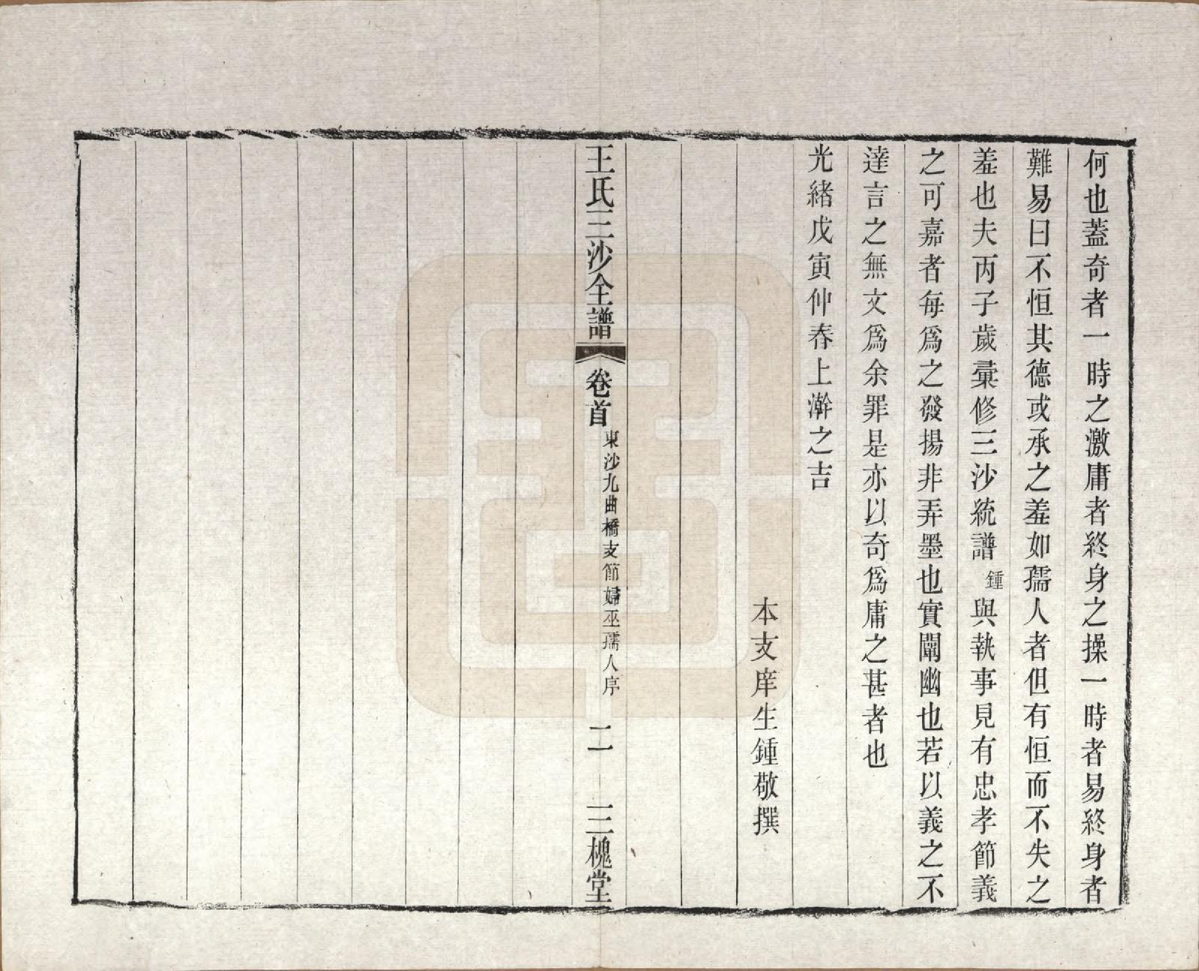 GTJP1589.王.江苏昆山、江阴、无锡.王氏三沙全谱不分卷.清光绪二年（1876）_019.pdf_第2页