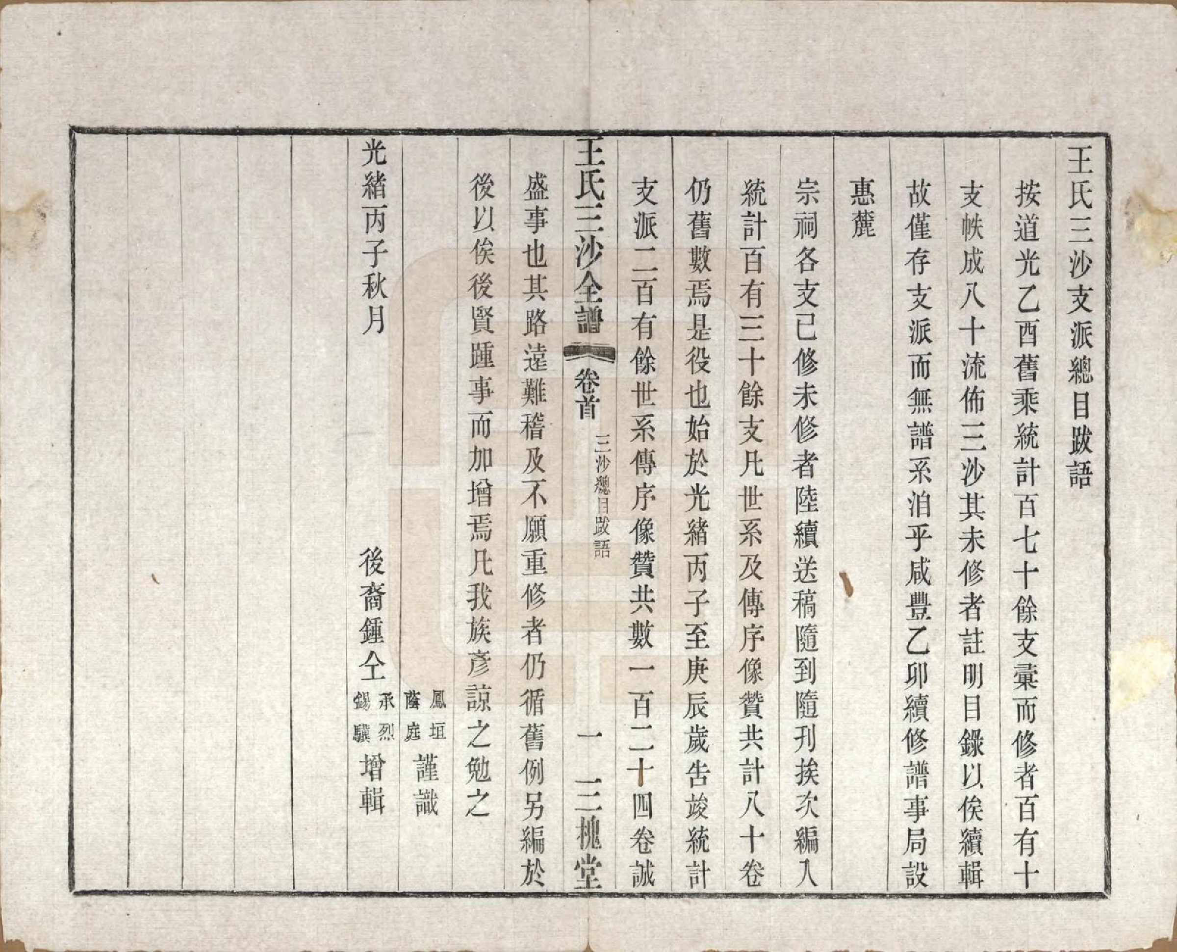 GTJP1589.王.江苏昆山、江阴、无锡.王氏三沙全谱不分卷.清光绪二年（1876）_021.pdf_第2页