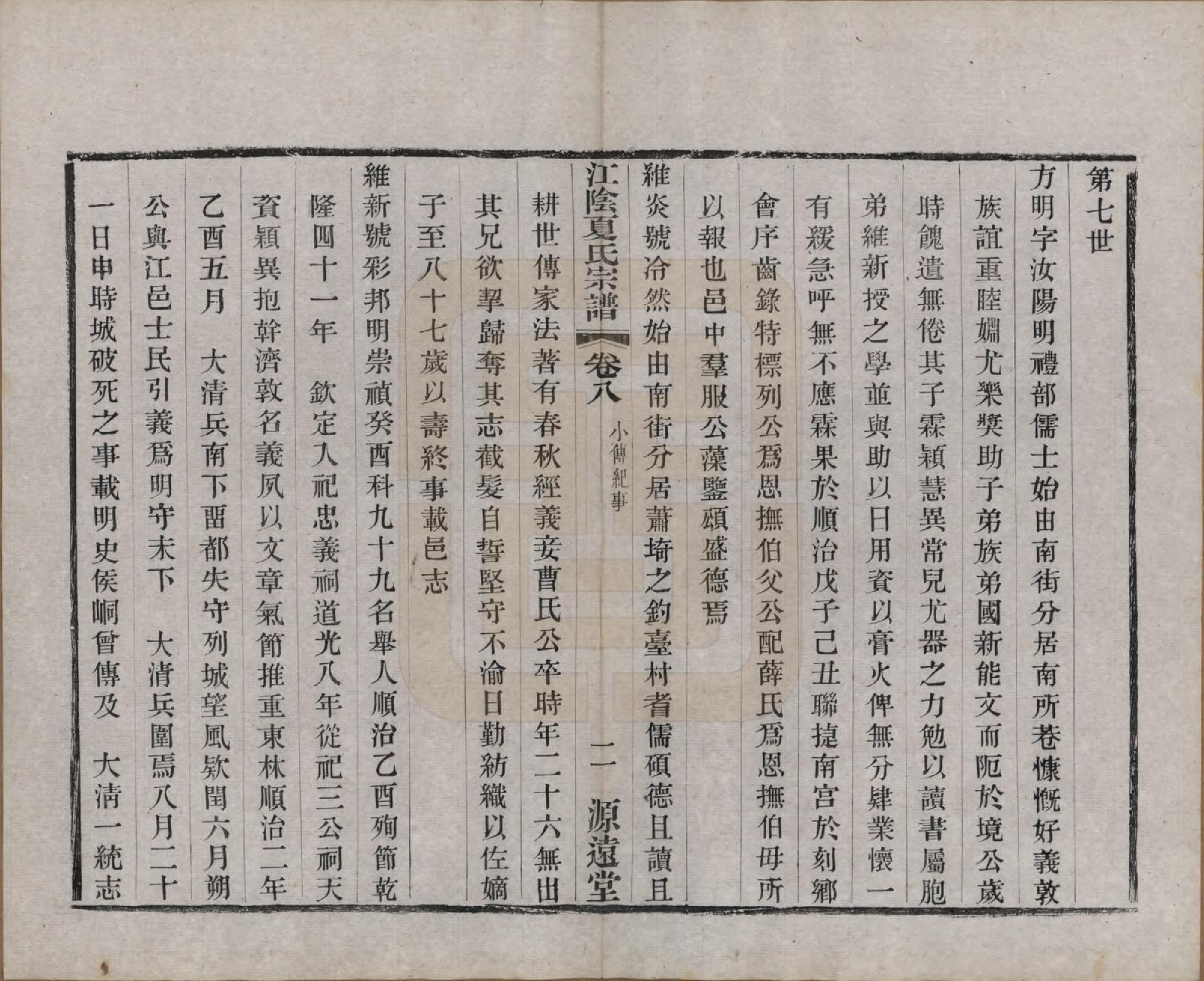 GTJP1732.夏.江苏江阴.江阴夏氏宗谱十八卷首一卷.清光绪十二年(1886)_008.pdf_第2页