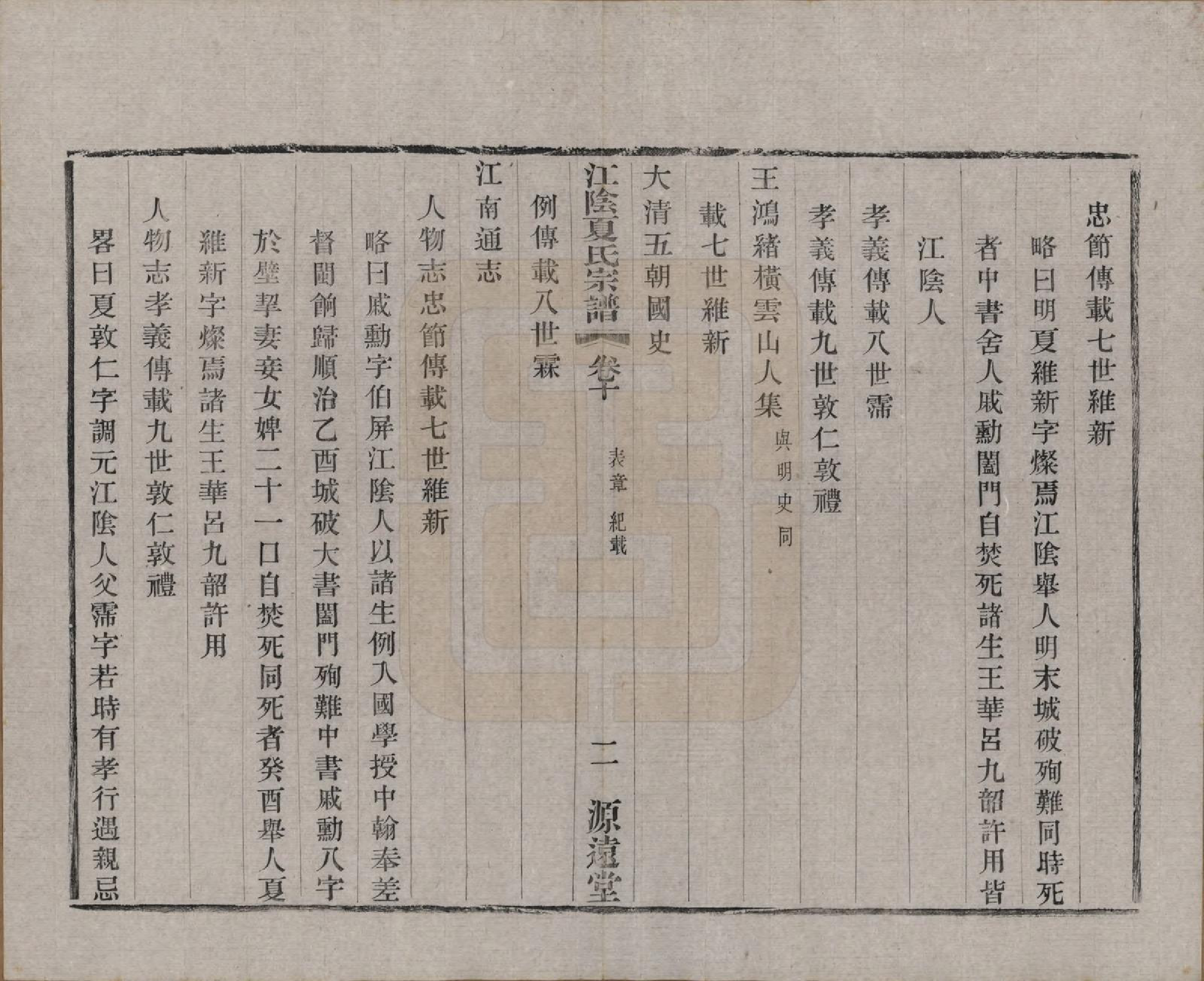 GTJP1732.夏.江苏江阴.江阴夏氏宗谱十八卷首一卷.清光绪十二年(1886)_010.pdf_第2页