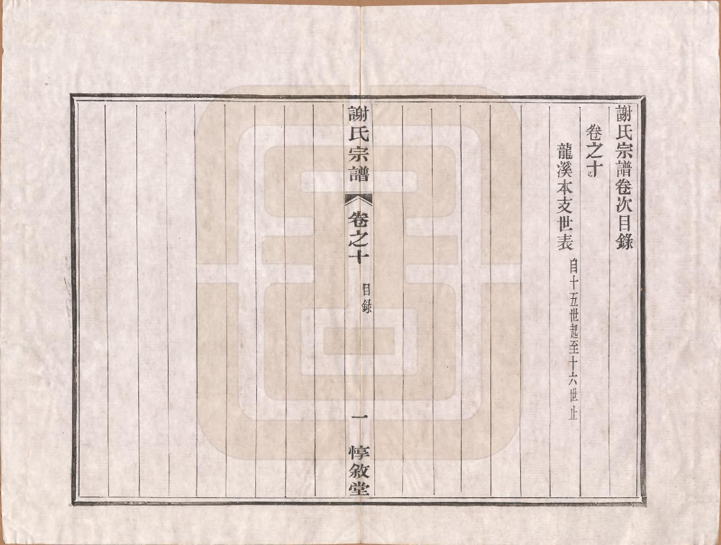 GTJP1769.谢.江苏溧阳.龙溪谢氏宗谱.民国12年[1923]_010.pdf_第1页