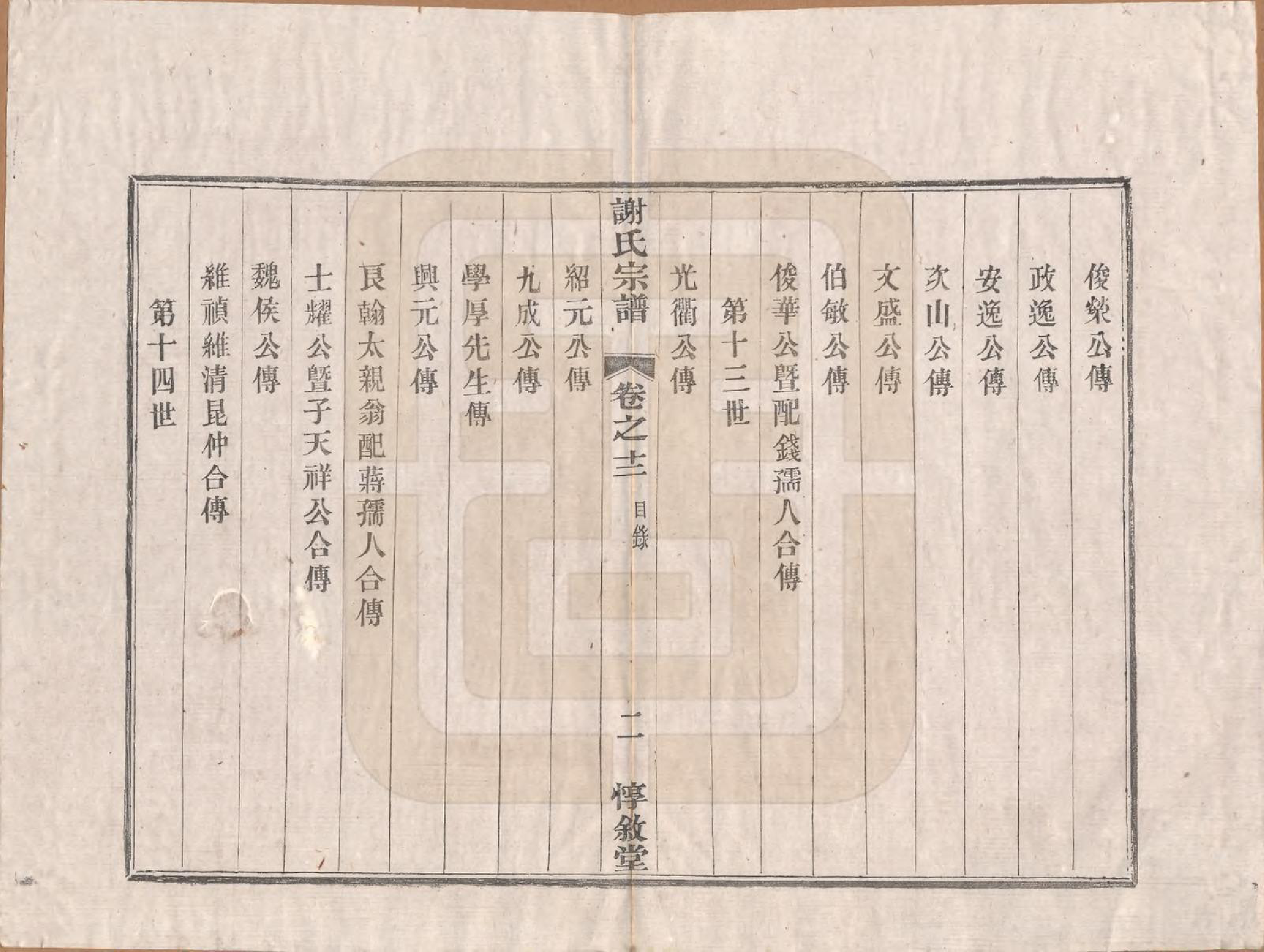 GTJP1769.谢.江苏溧阳.龙溪谢氏宗谱.民国12年[1923]_012.pdf_第2页