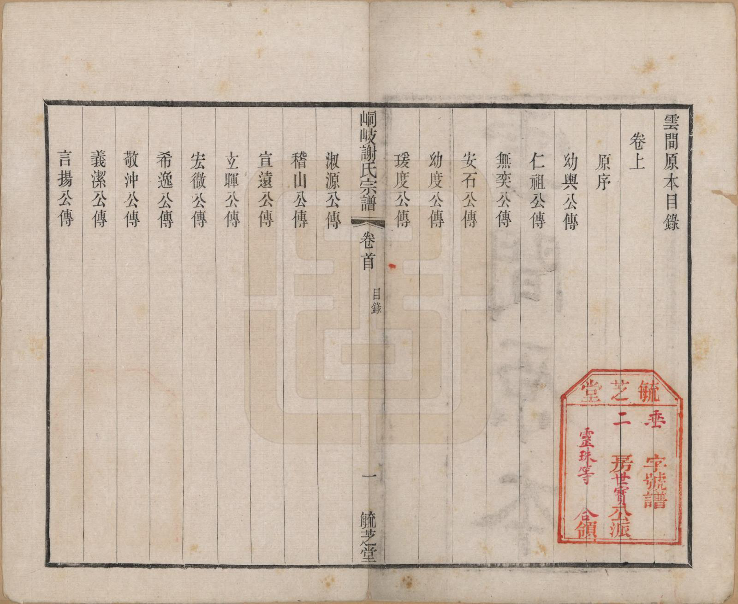 GTJP1778.谢.江苏江阴.峒岐谢氏宗谱.民国3年[1914]_001.pdf_第3页