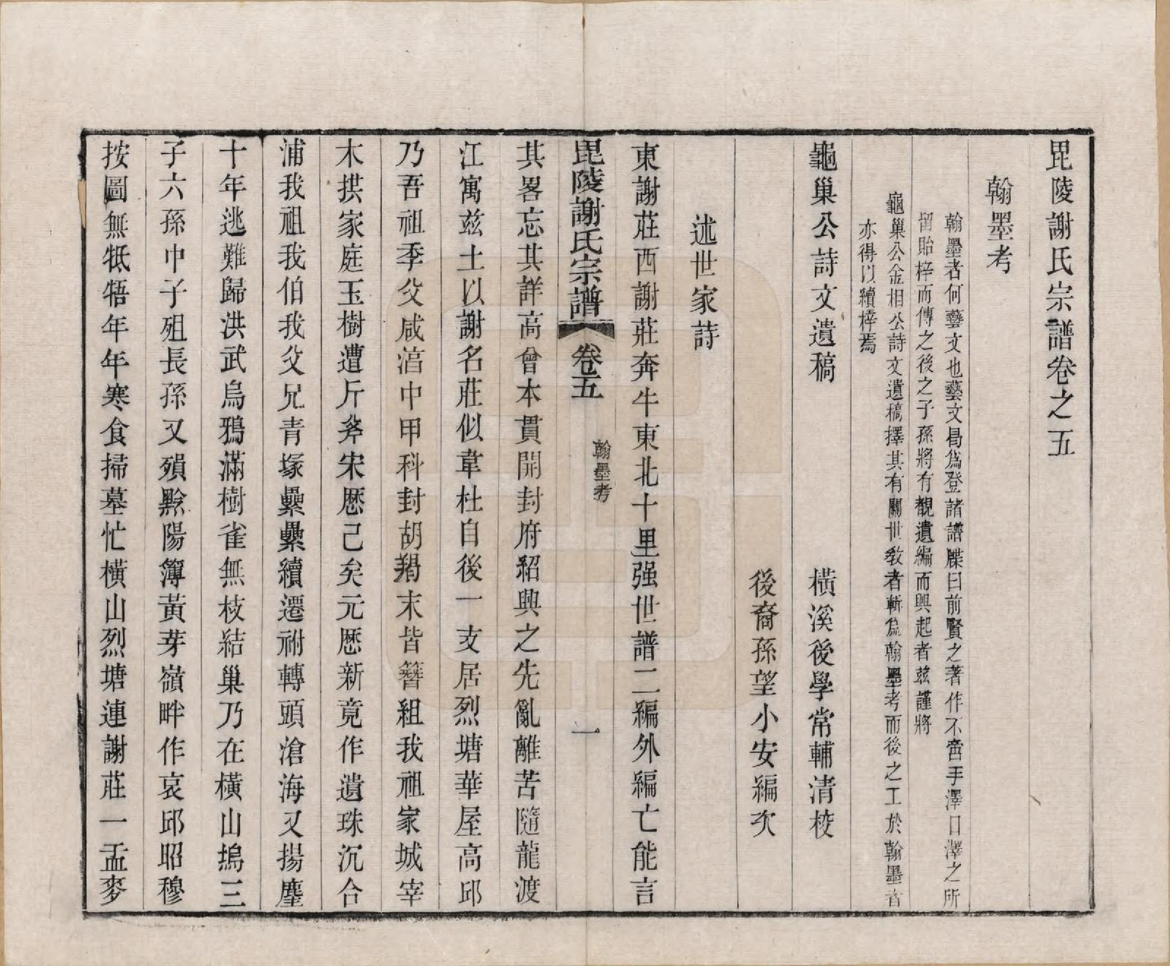 GTJP1791.谢.江苏常州.毗陵谢氏宗谱三十六卷.清光绪二年（1877）_005.pdf_第1页