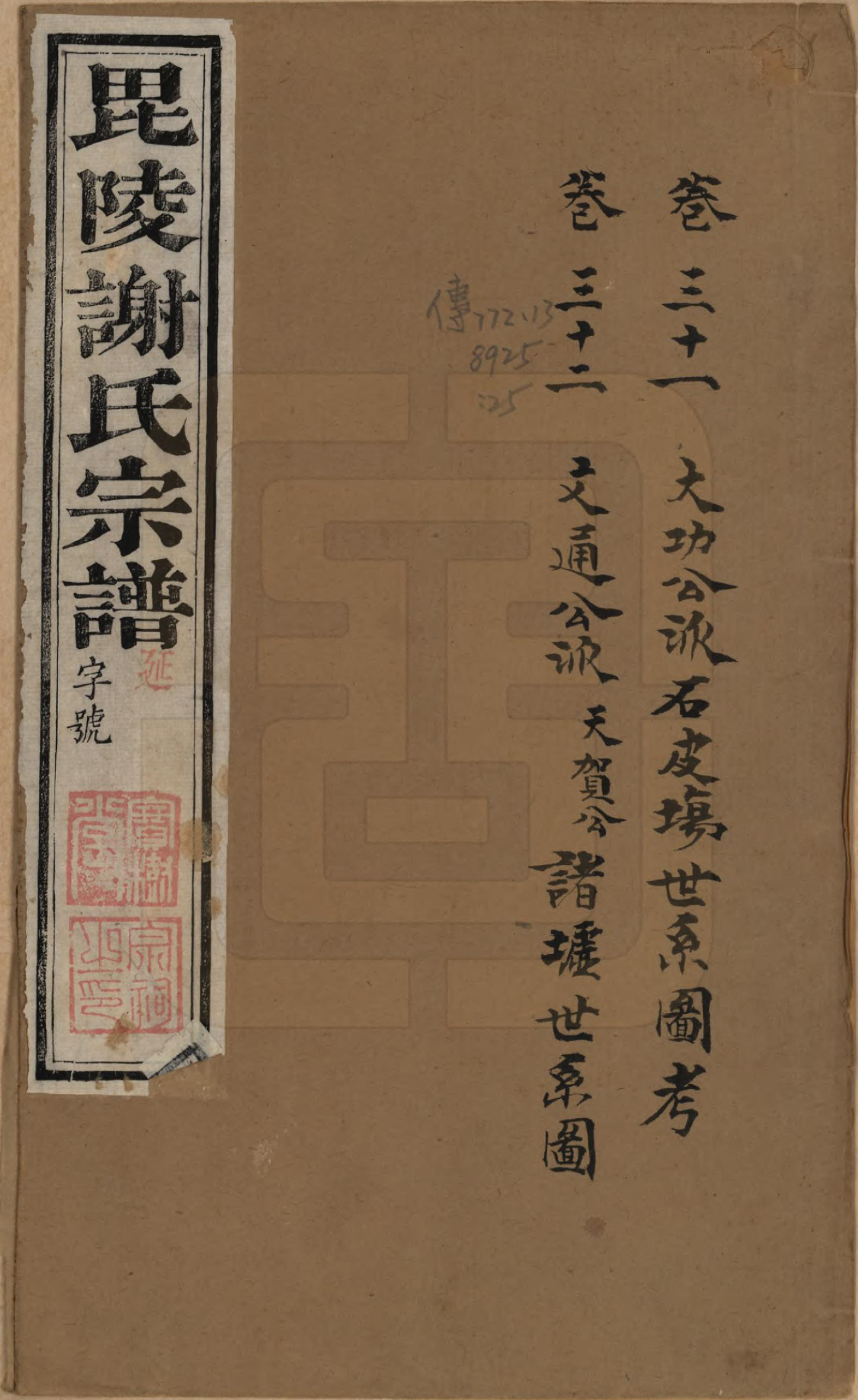 GTJP1791.谢.江苏常州.毗陵谢氏宗谱三十六卷.清光绪二年（1877）_031.pdf_第1页