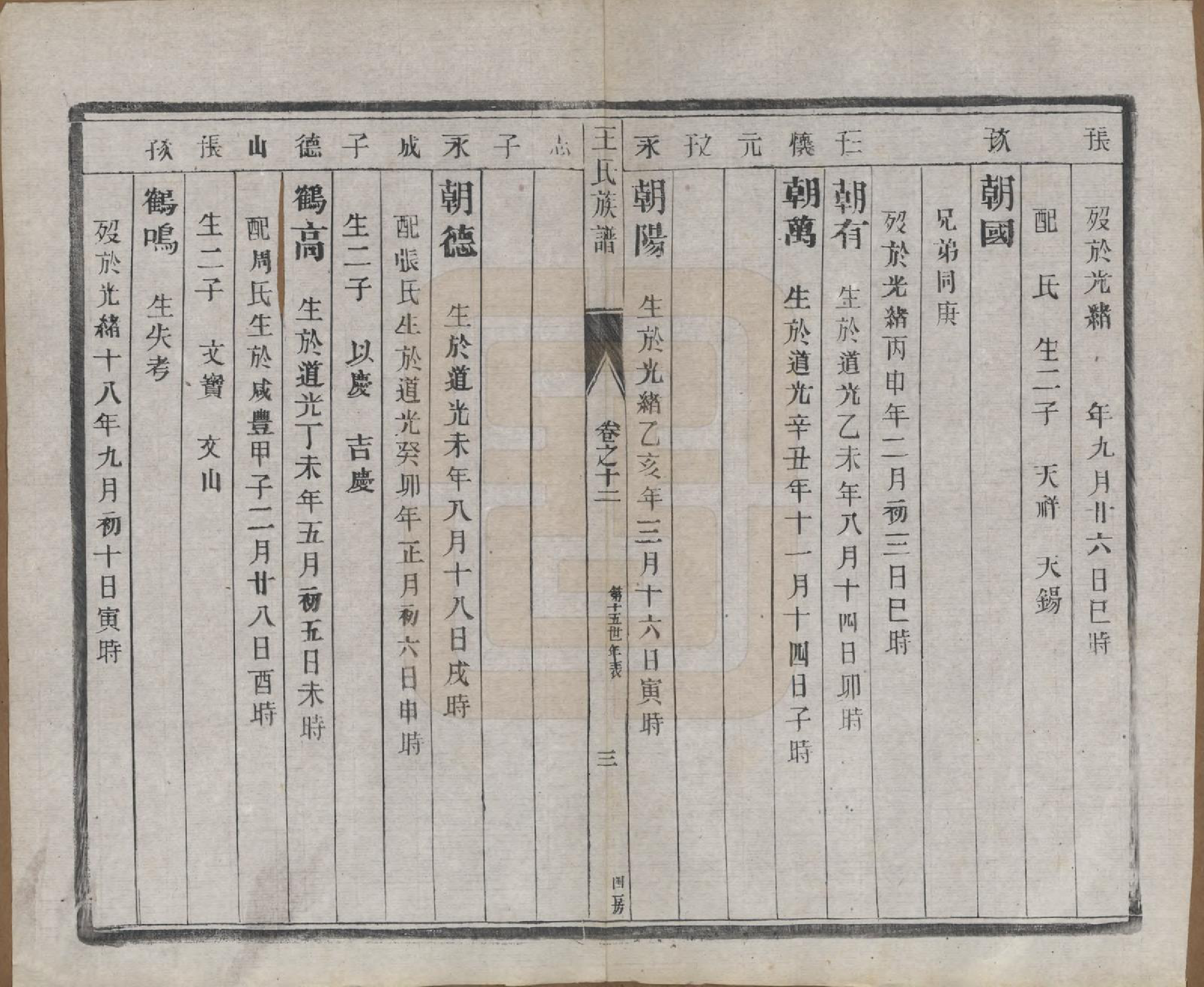 GTJP1603.王.江苏泰兴.王氏族谱十八卷.清光绪三十四年（1908）_012.pdf_第3页