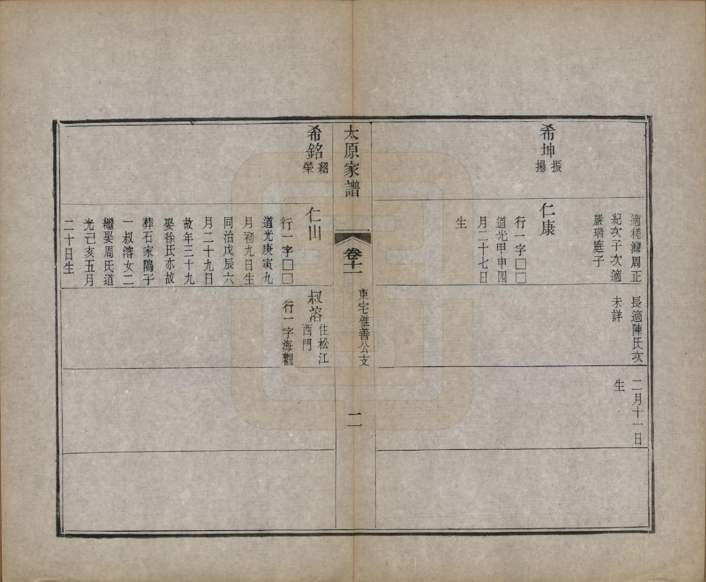 GTJP1626.王.江苏吴县.太原王氏家谱二十八卷首一卷末一卷.清宣统三年（1911）_011.pdf_第2页