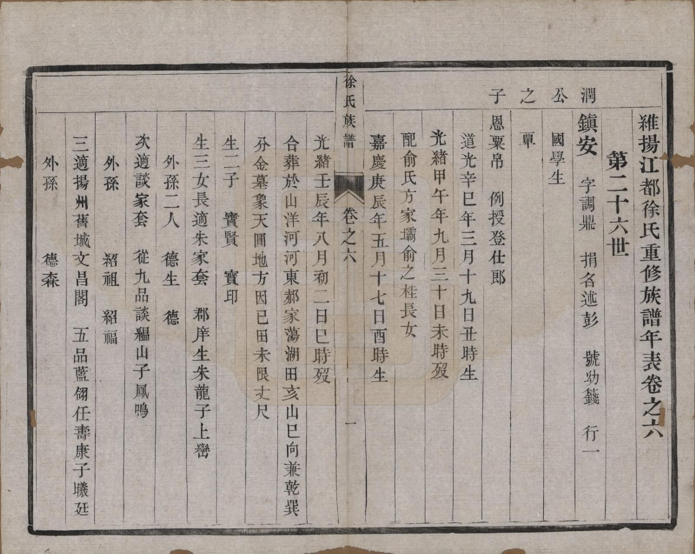 GTJP1849.徐.江苏江都.维阳江都徐氏重修族谱不分卷.民国四年（1915）_006.pdf_第1页