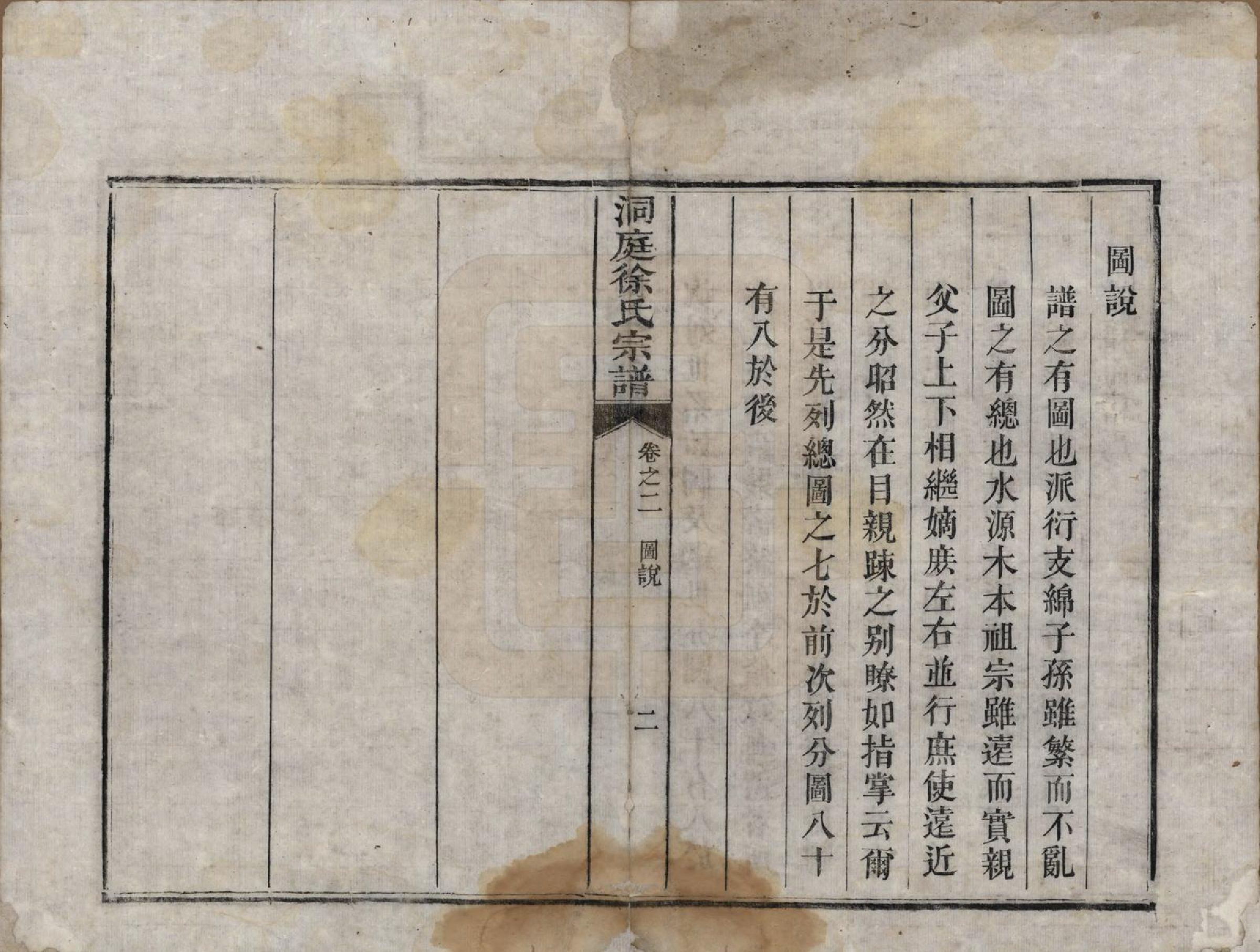 GTJP1857.徐.江苏吴县.洞庭煦巷徐氏宗谱四卷.清道光八年（1828）_002.pdf_第2页