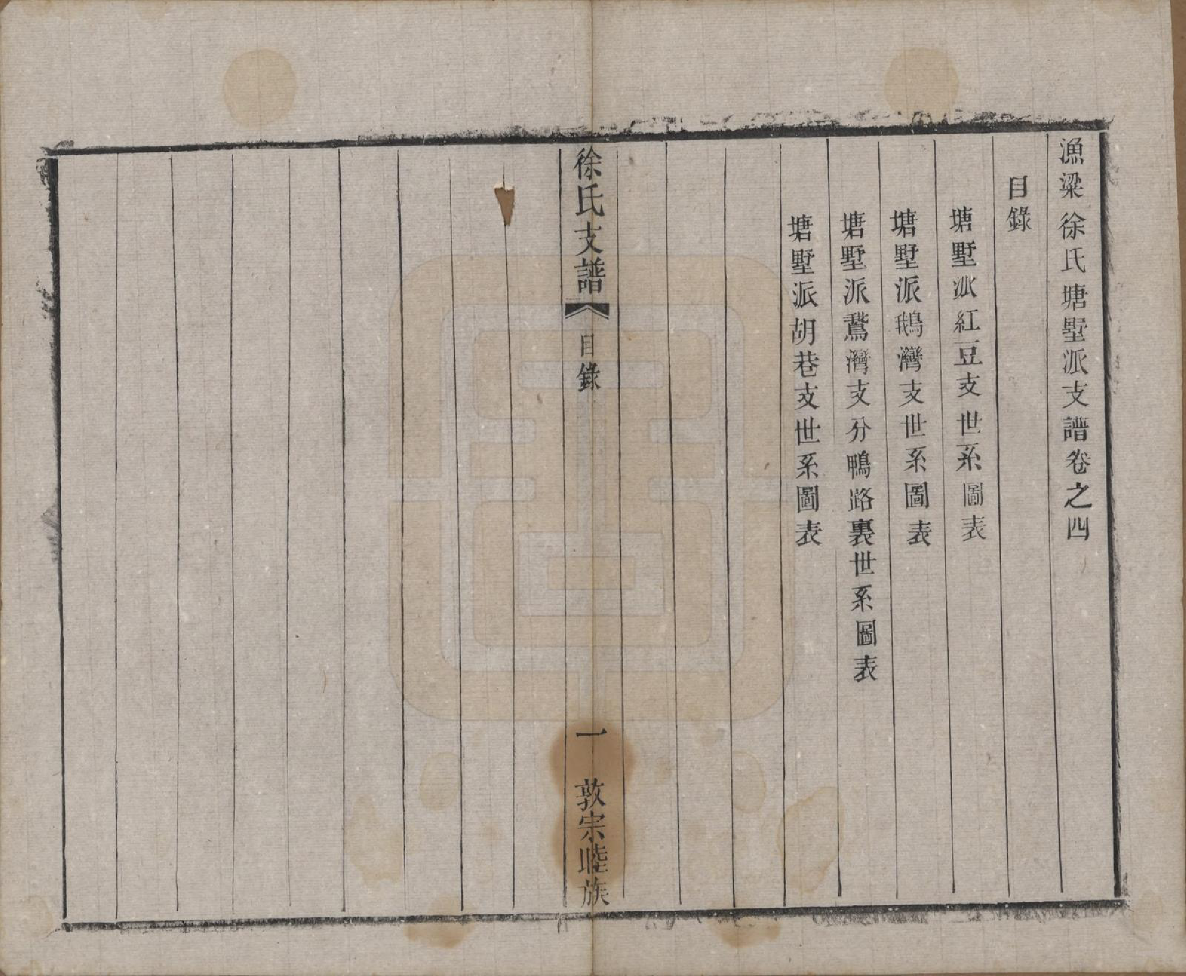 GTJP1875.徐.江苏常熟.渔梁徐氏塘墅派支谱八卷.清光绪四年（1878）_004.pdf_第1页